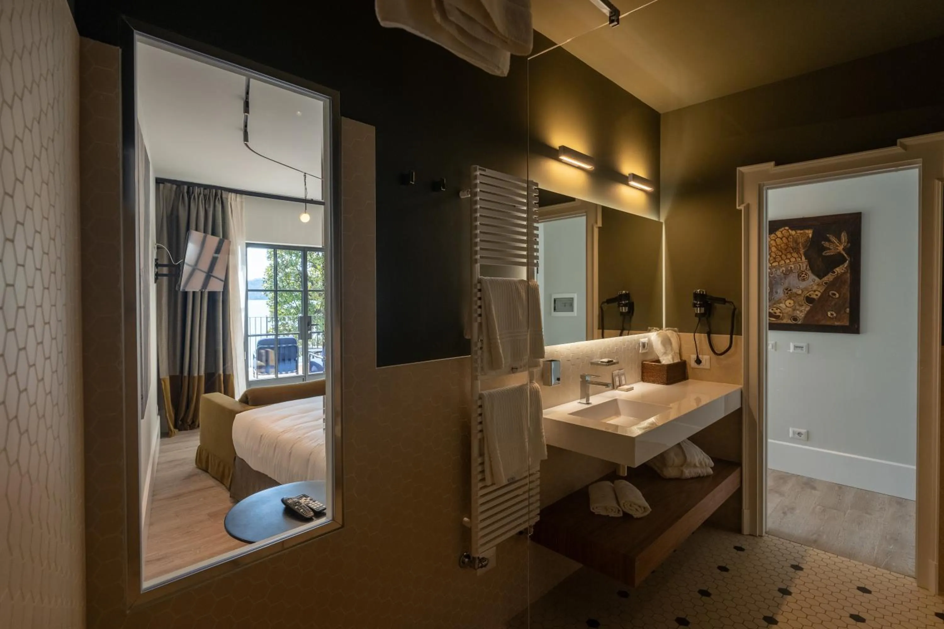 Bathroom in Hotel Arancioamaro