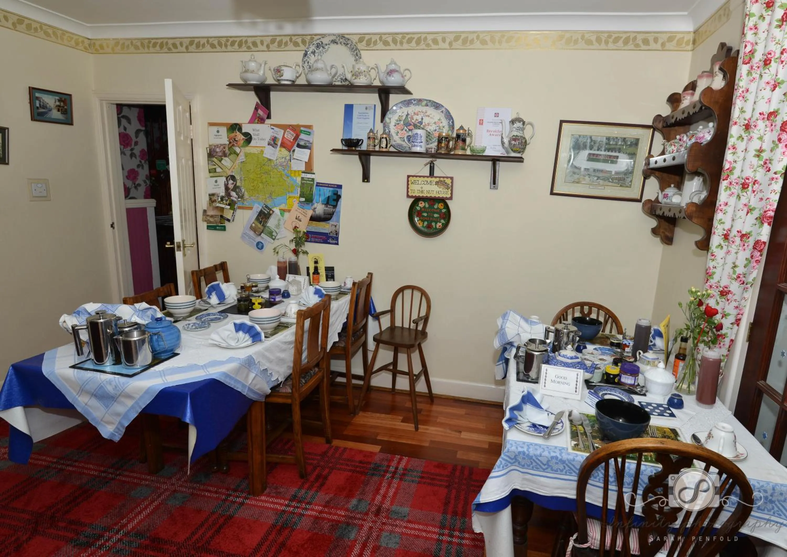 Dining area in Rosedale Bed and Breakfast