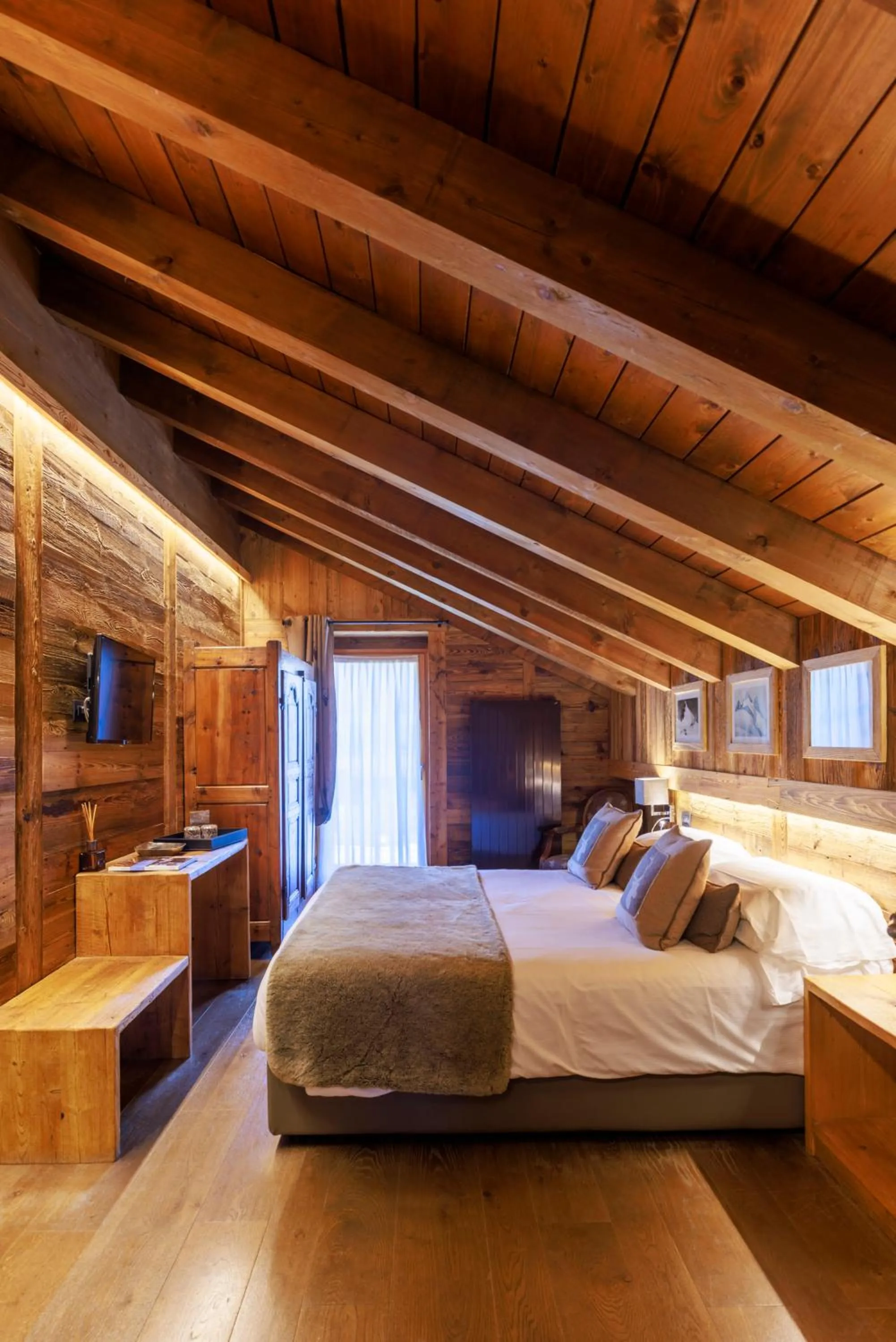 Bed in L'Abri des Amis