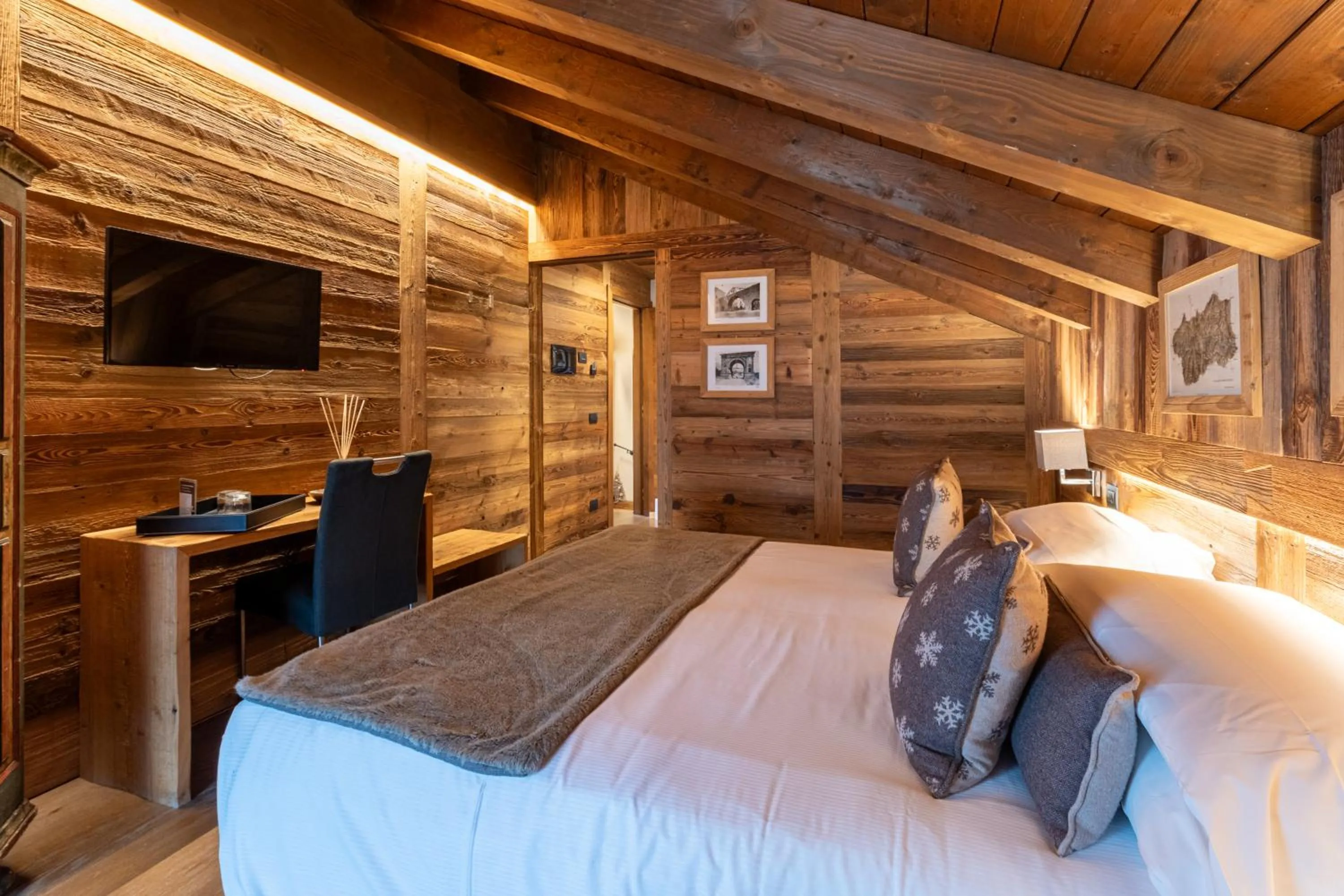 Bed in L'Abri des Amis