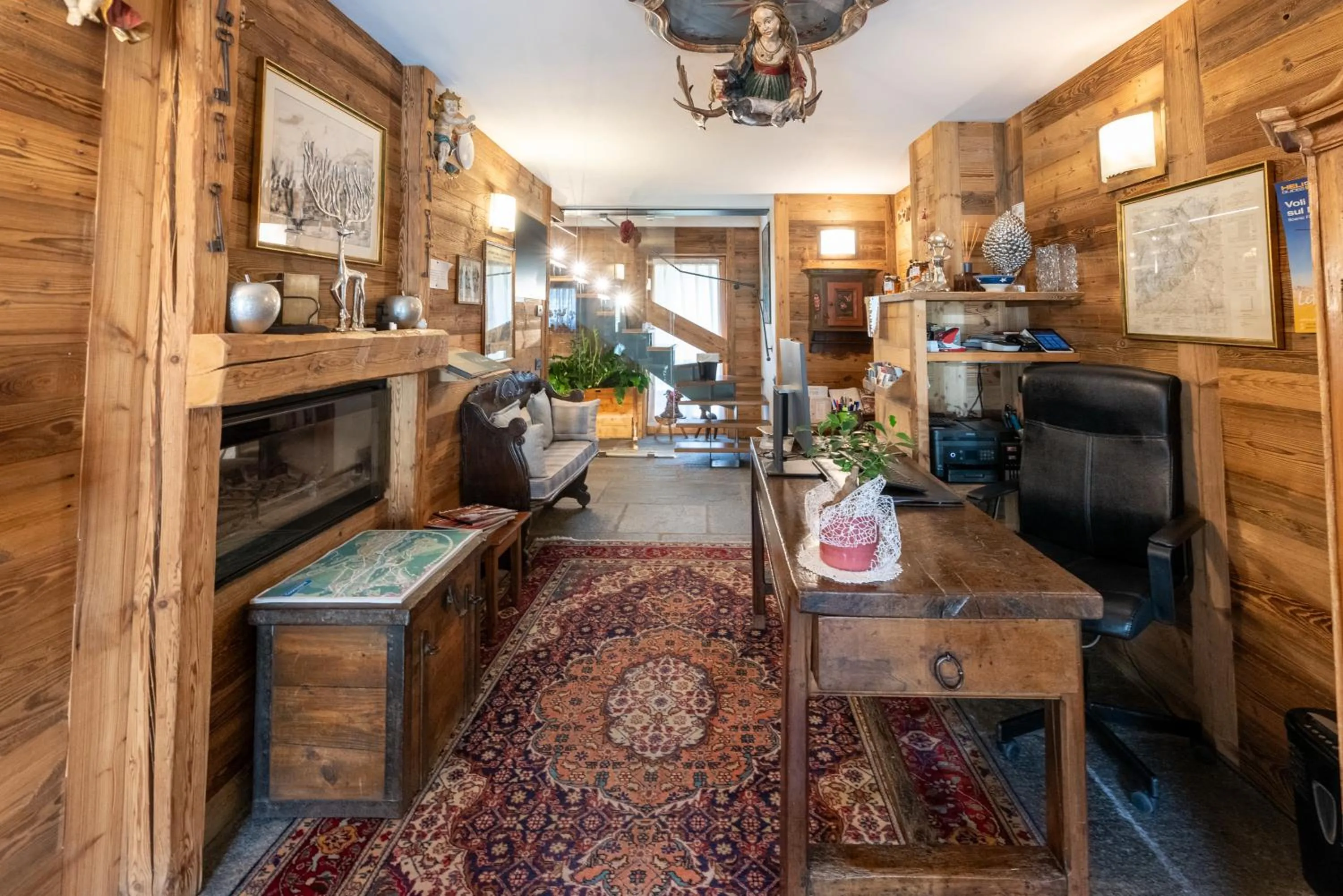 Lobby or reception in L'Abri des Amis