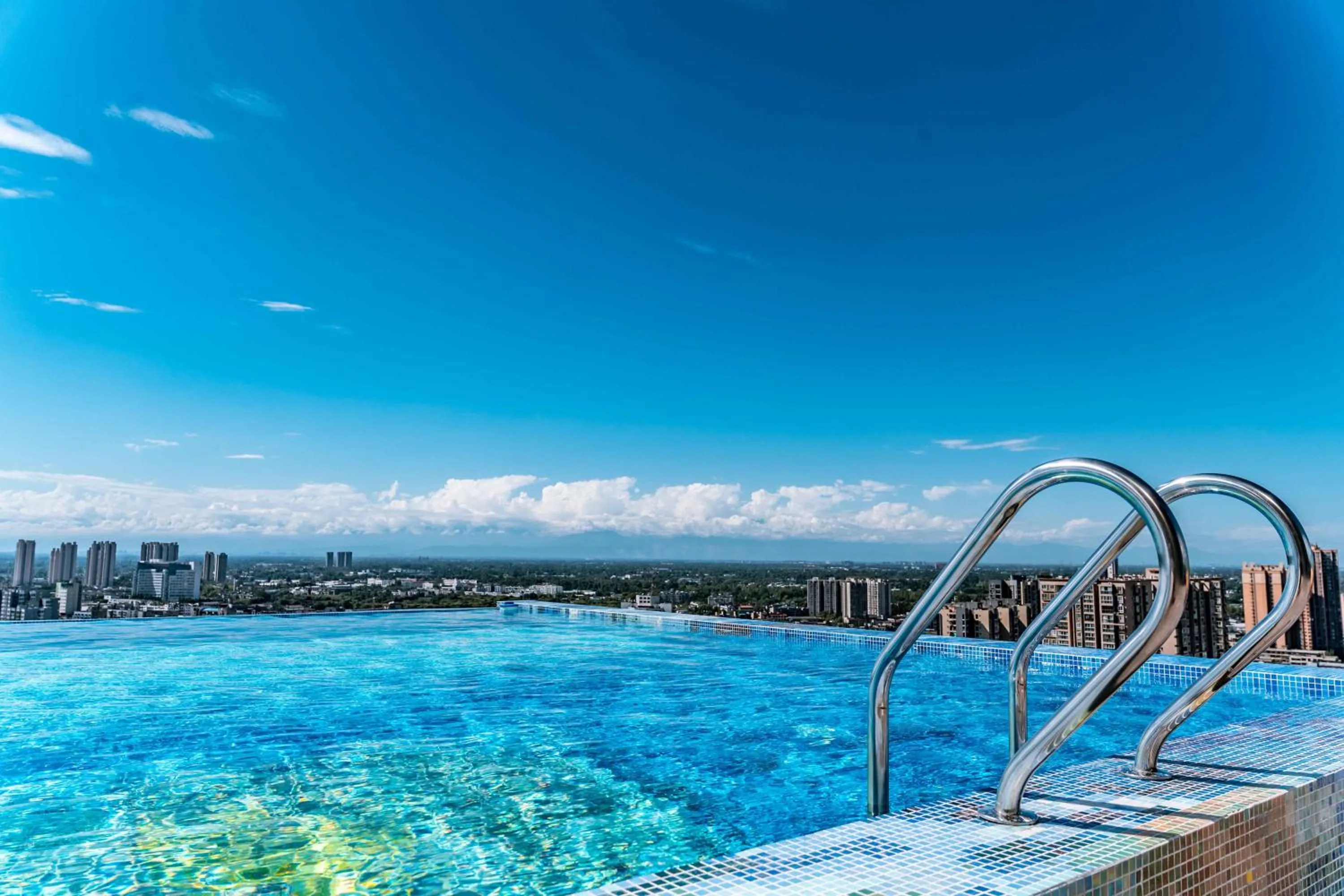 Pool view in CYNN XANADU Hotel Chengdu