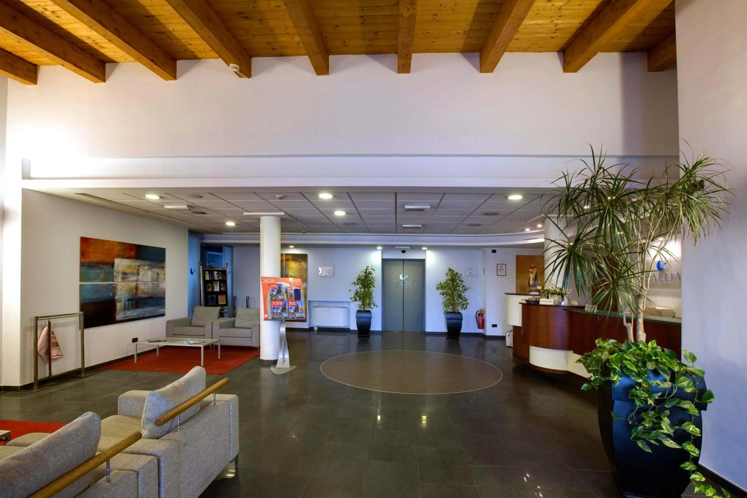 Lobby or reception in Hotel Gallia