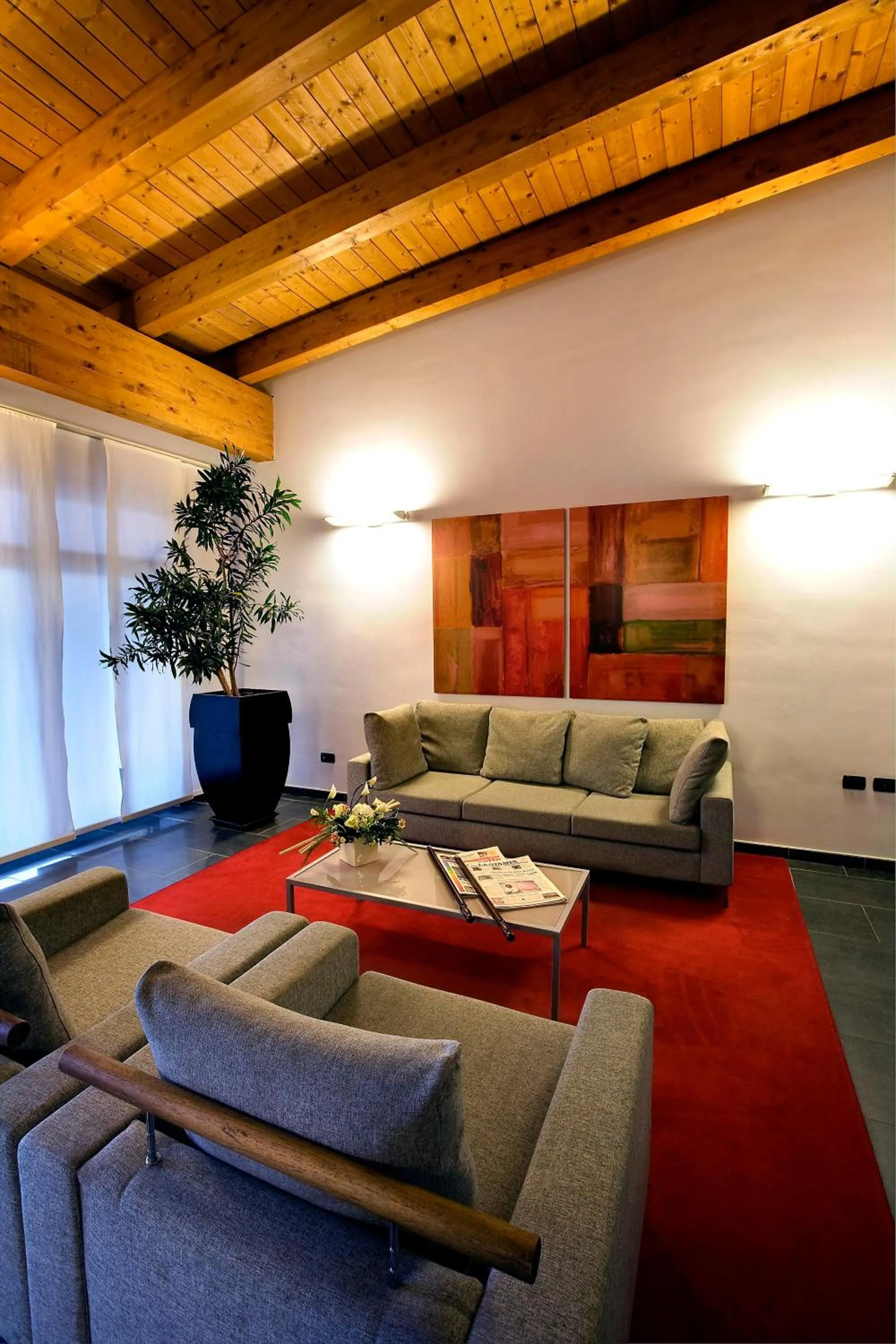 Lobby or reception in Hotel Gallia