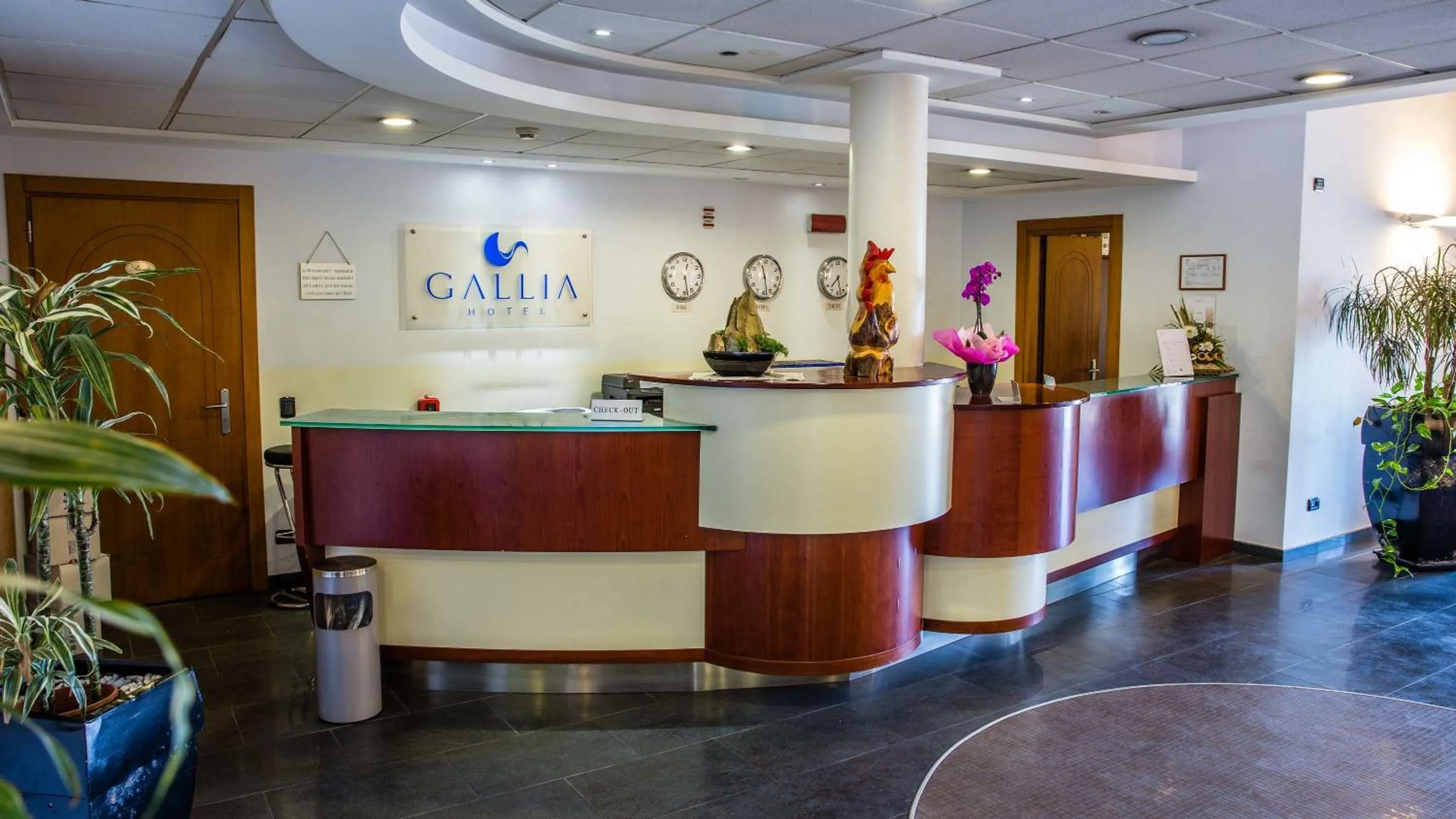 Lobby or reception in Hotel Gallia