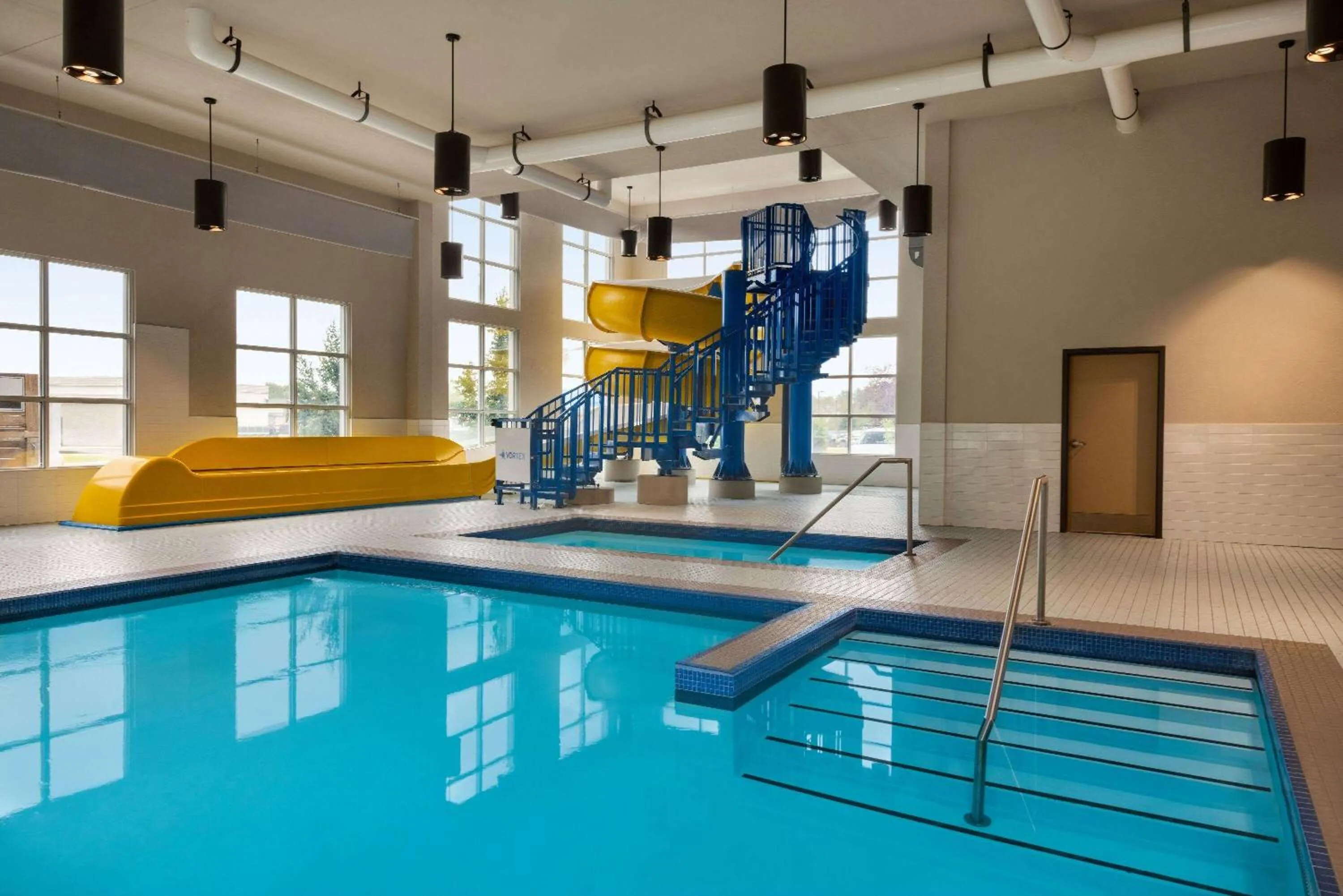 Swimming pool in Microtel Inn & Suites by Wyndham Val-d Or