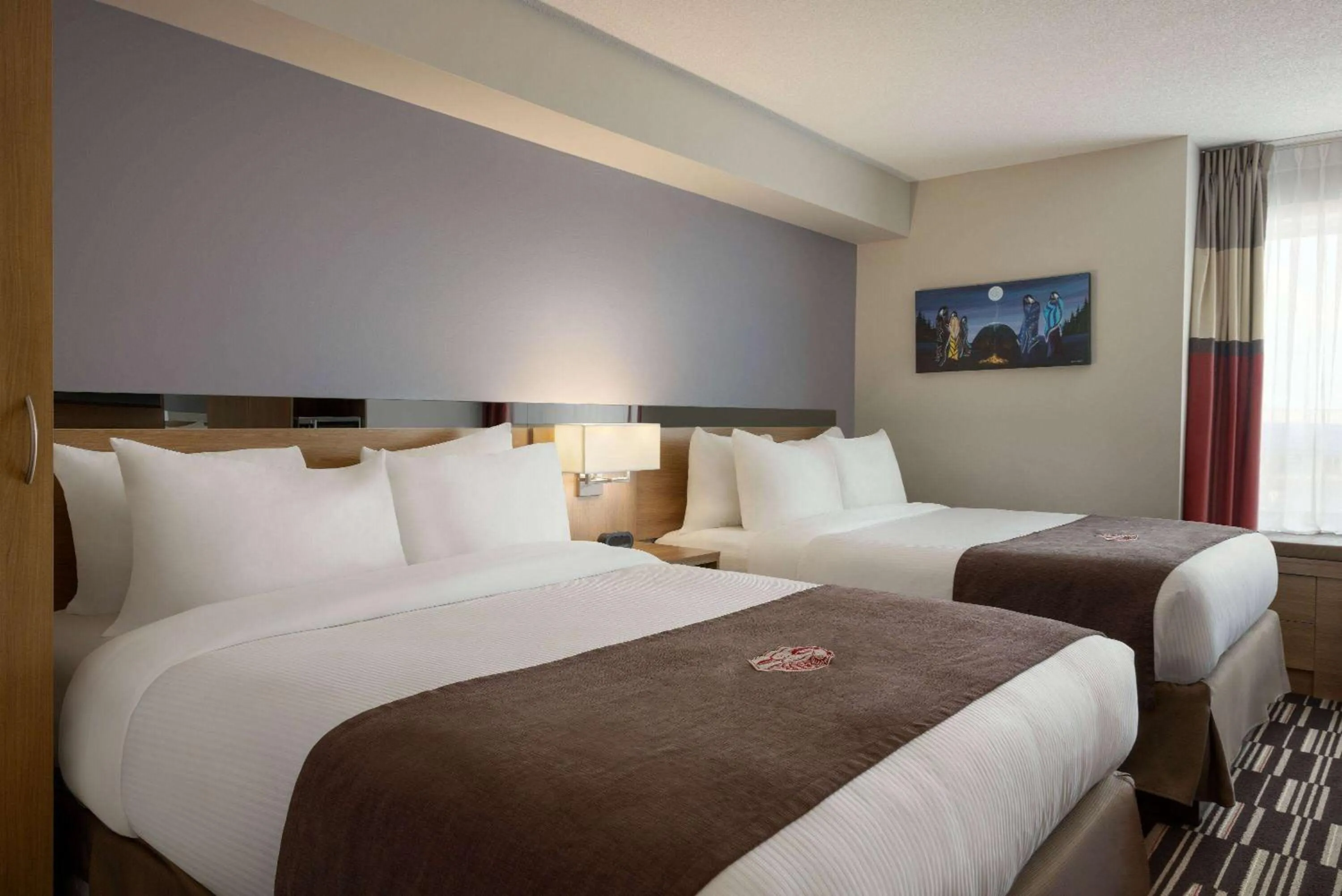 Photo of the whole room, Bed in Microtel Inn & Suites by Wyndham Val-d Or