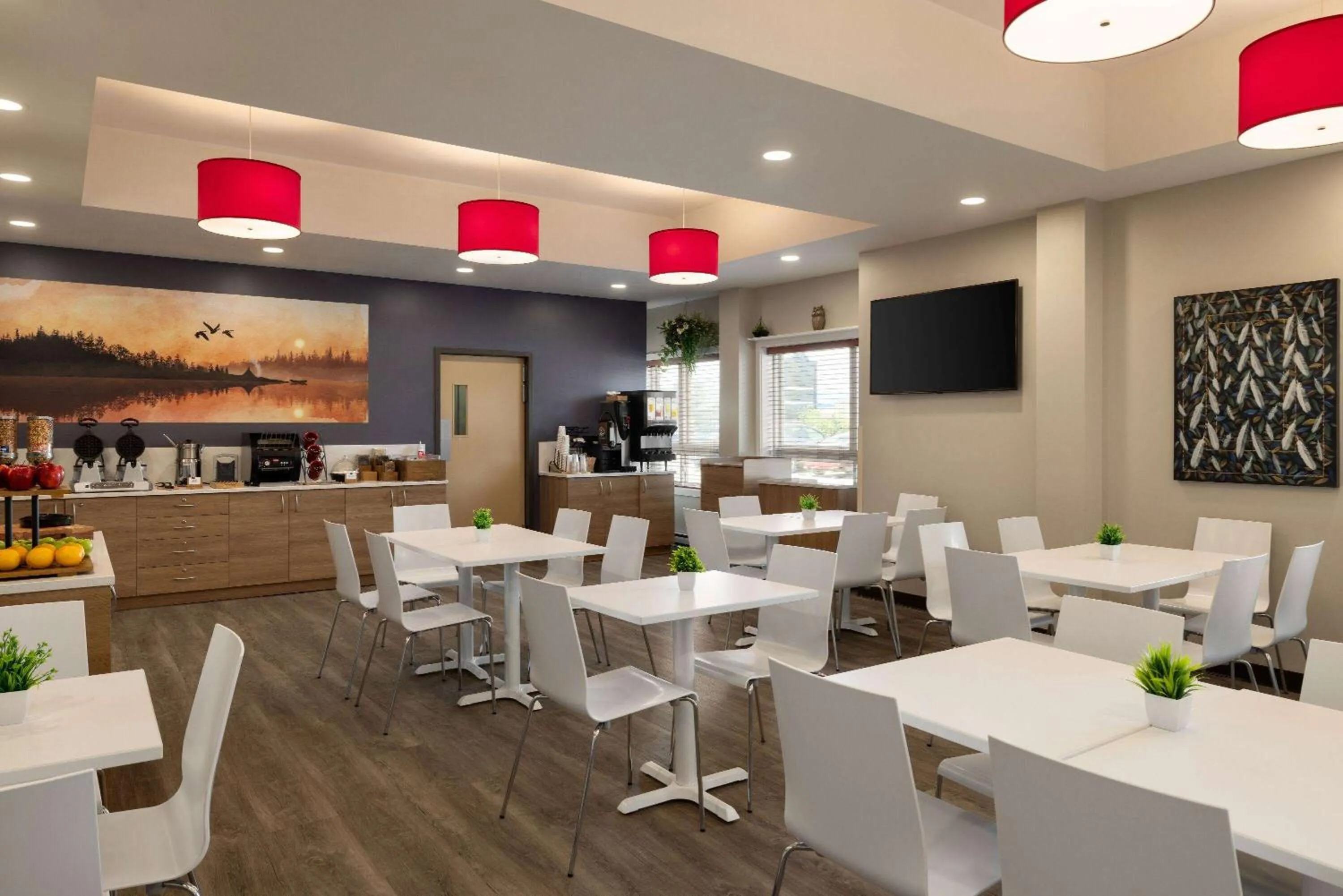 Breakfast in Microtel Inn & Suites by Wyndham Val-d Or