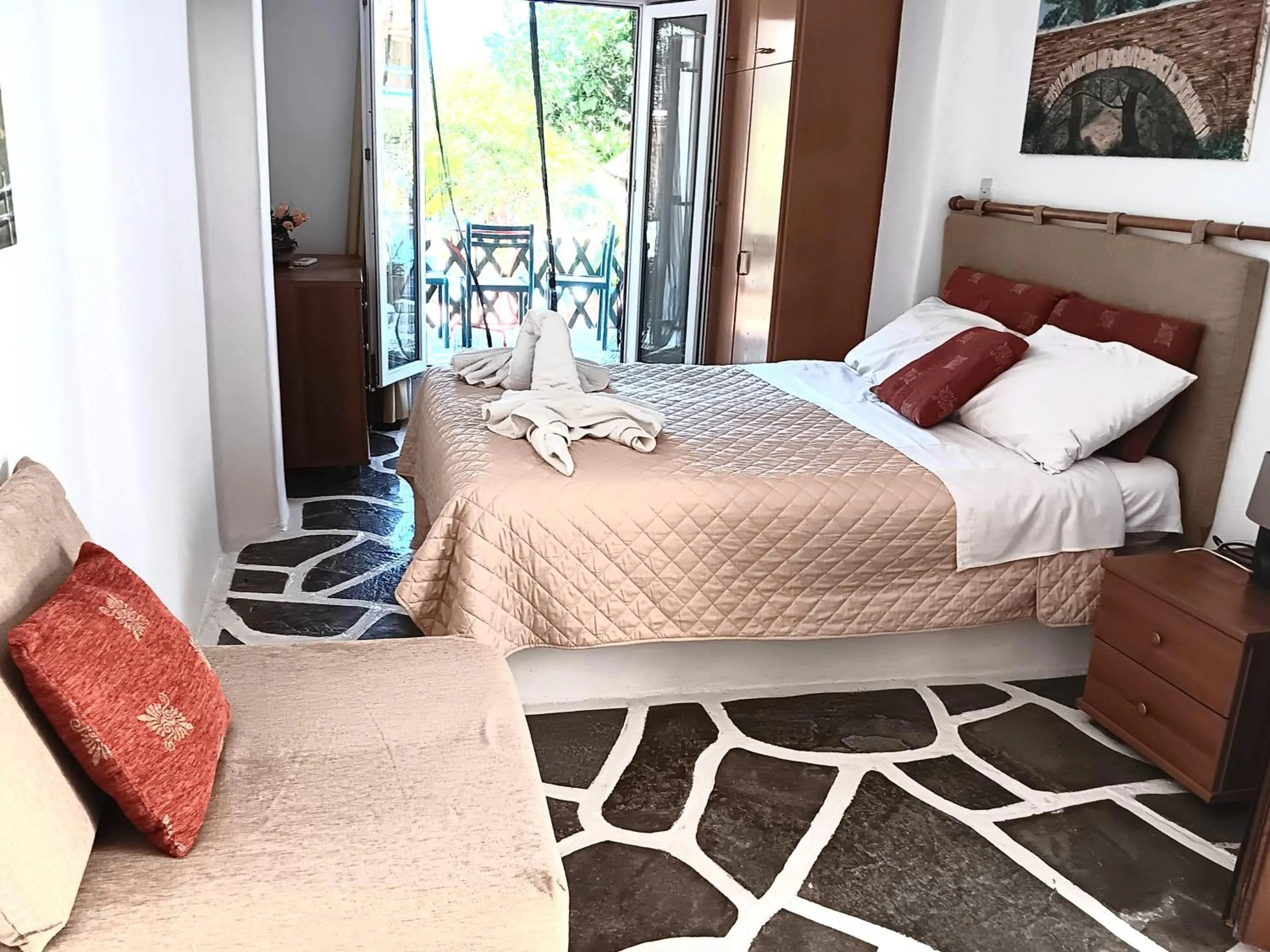 Bed in Villa Rena