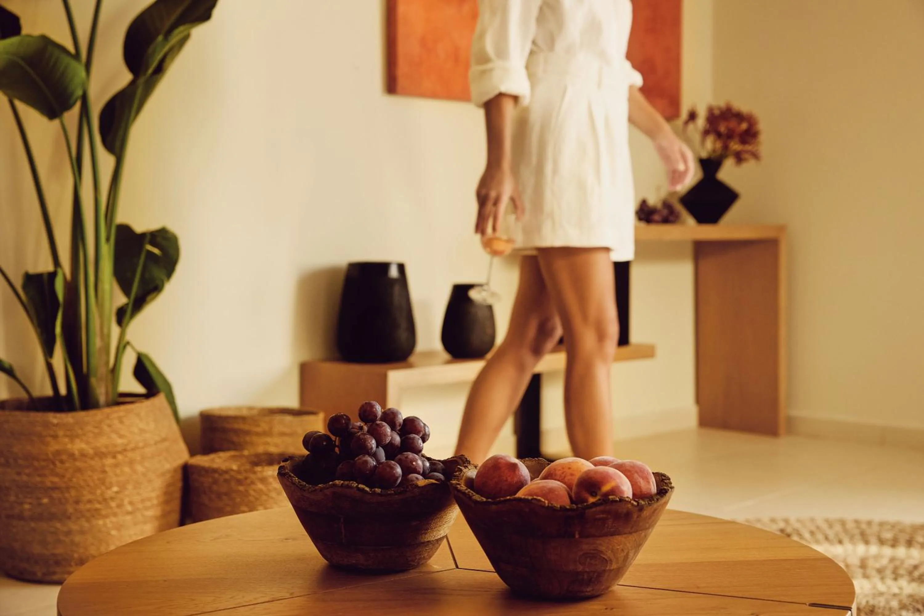 Seating area in Agali Hotel Paxos