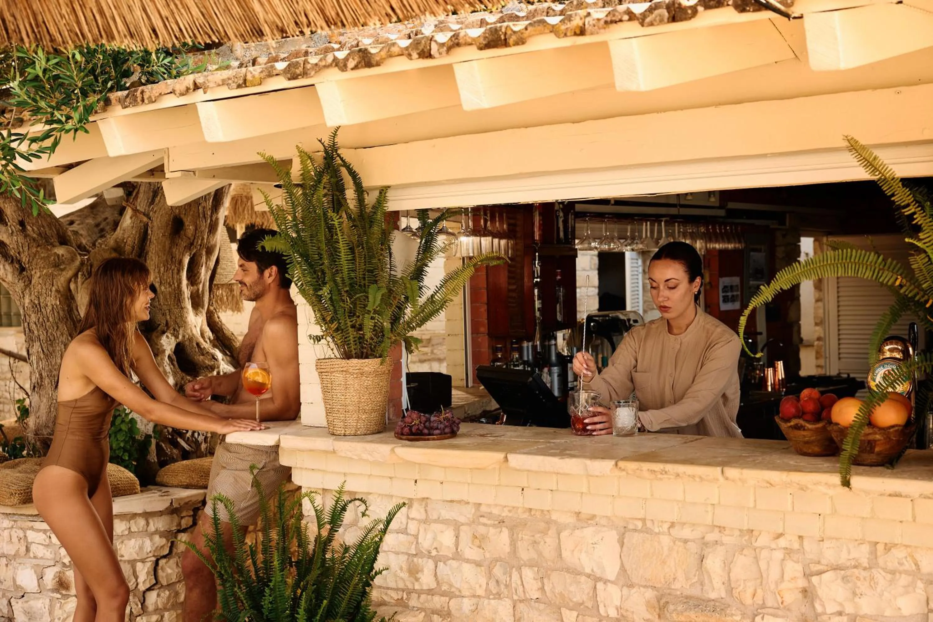 Lounge or bar in Agali Hotel Paxos