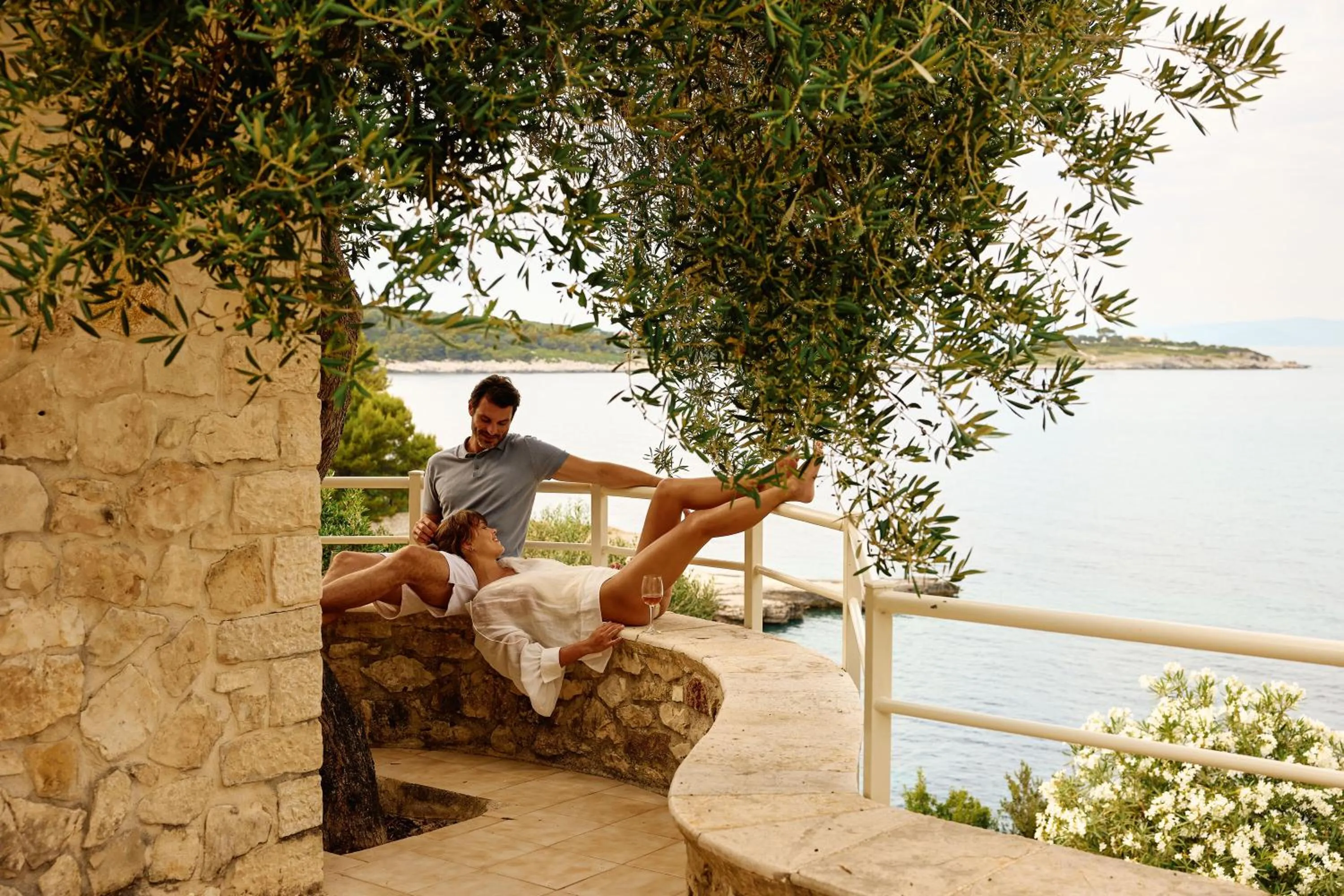 Balcony/Terrace in Agali Hotel Paxos