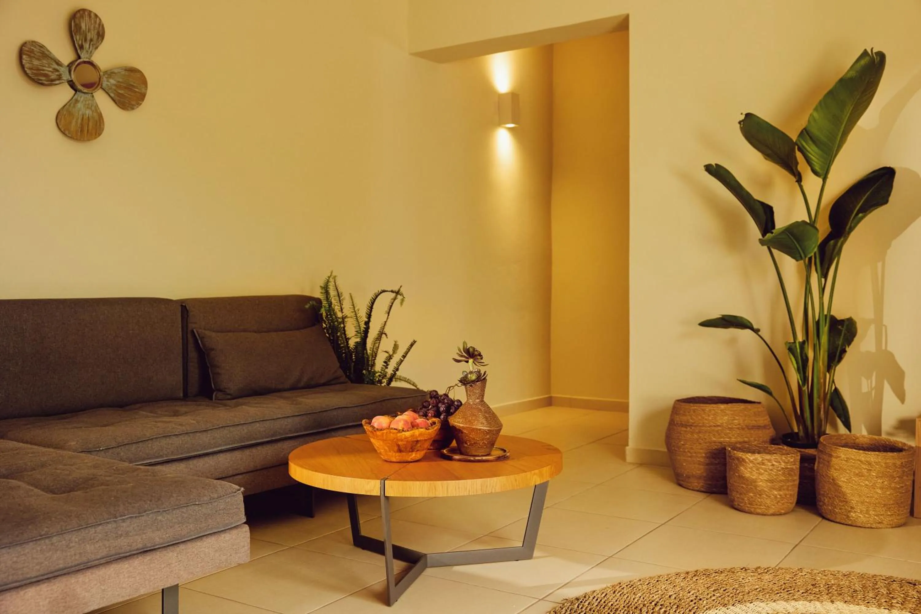 Seating area in Agali Hotel Paxos