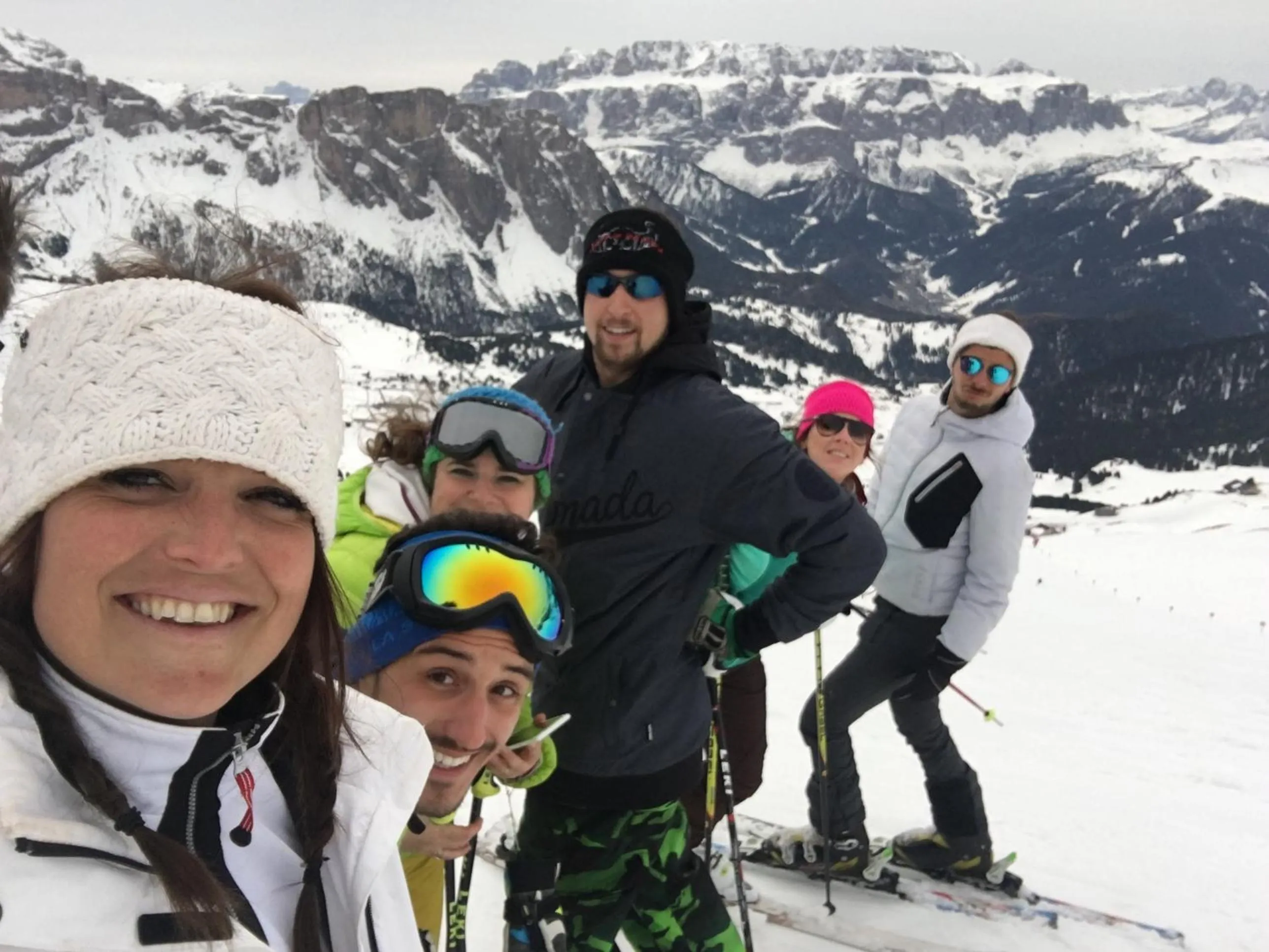 Ski School in Garni Enrosadira