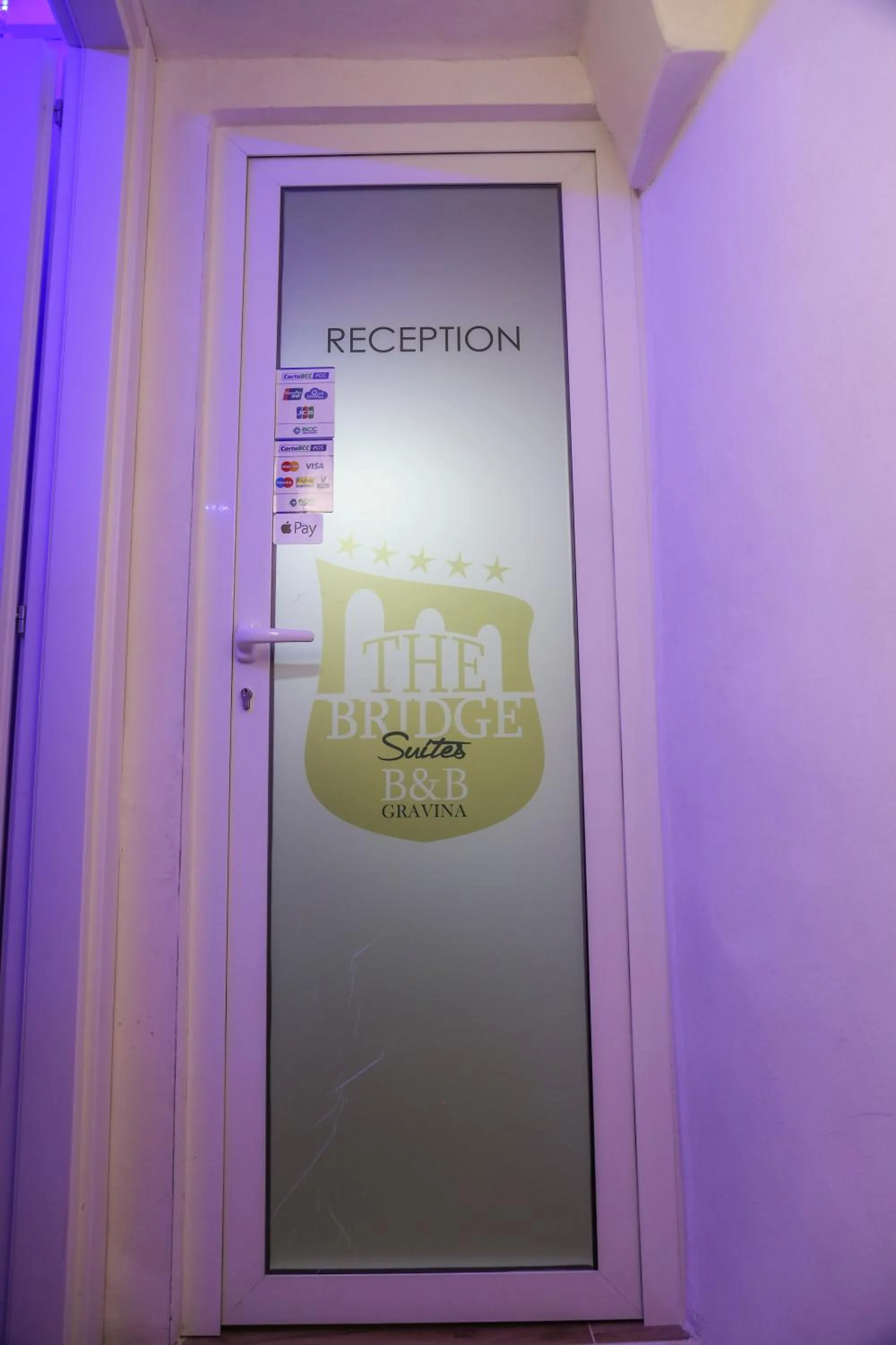 Lobby or reception in The Bridge Suites