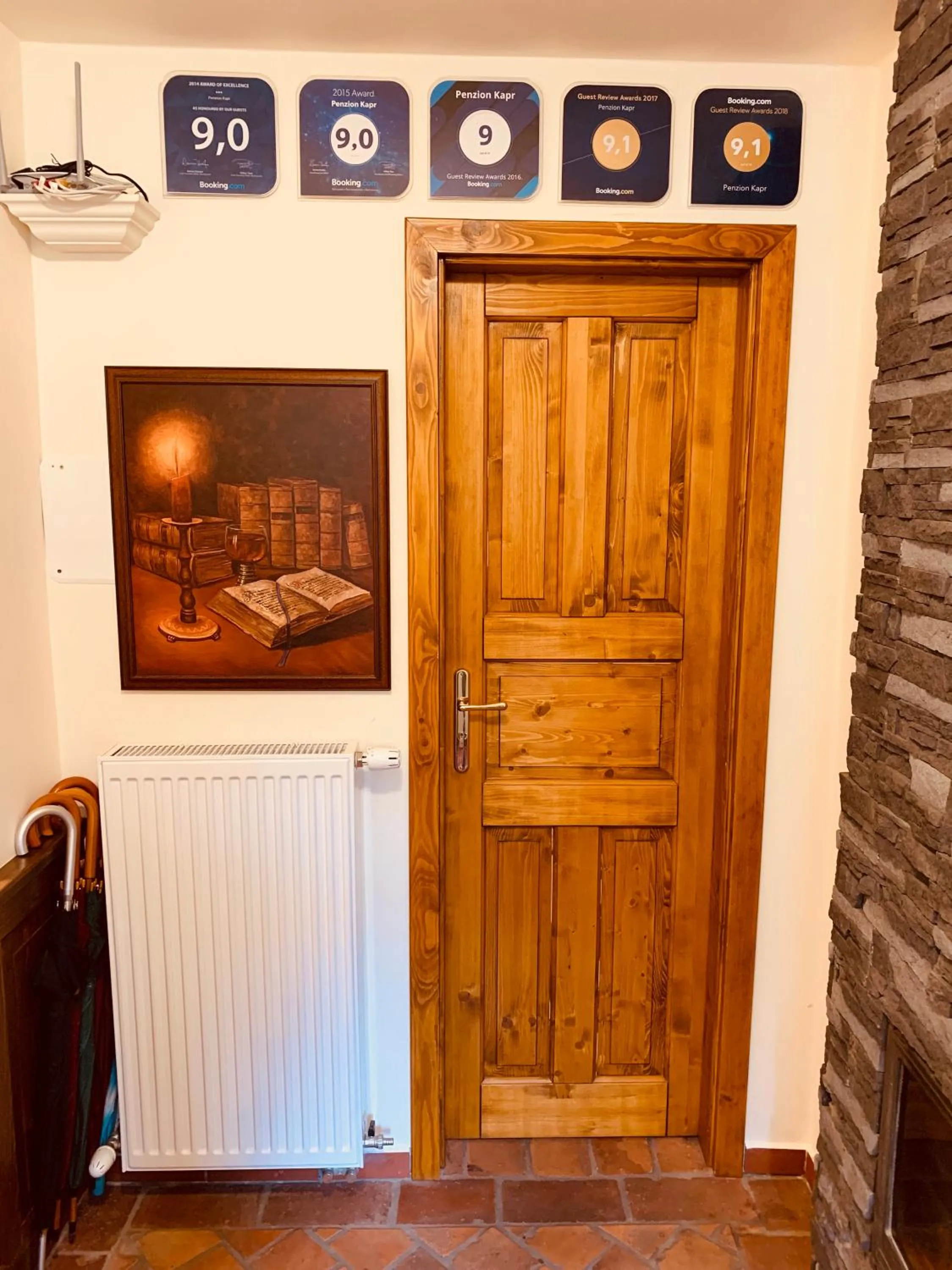 Lobby or reception in Penzion Kapr