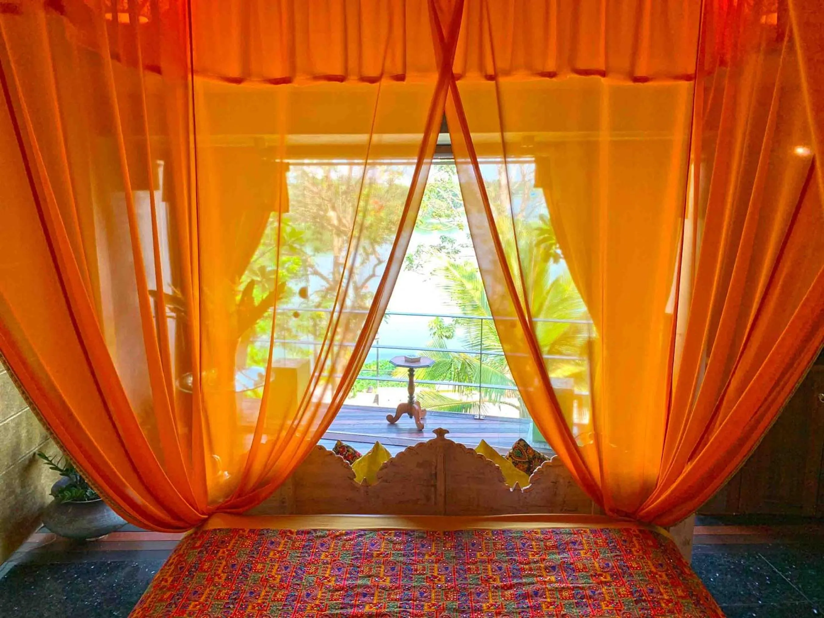 Bed in Aathma Colombo House