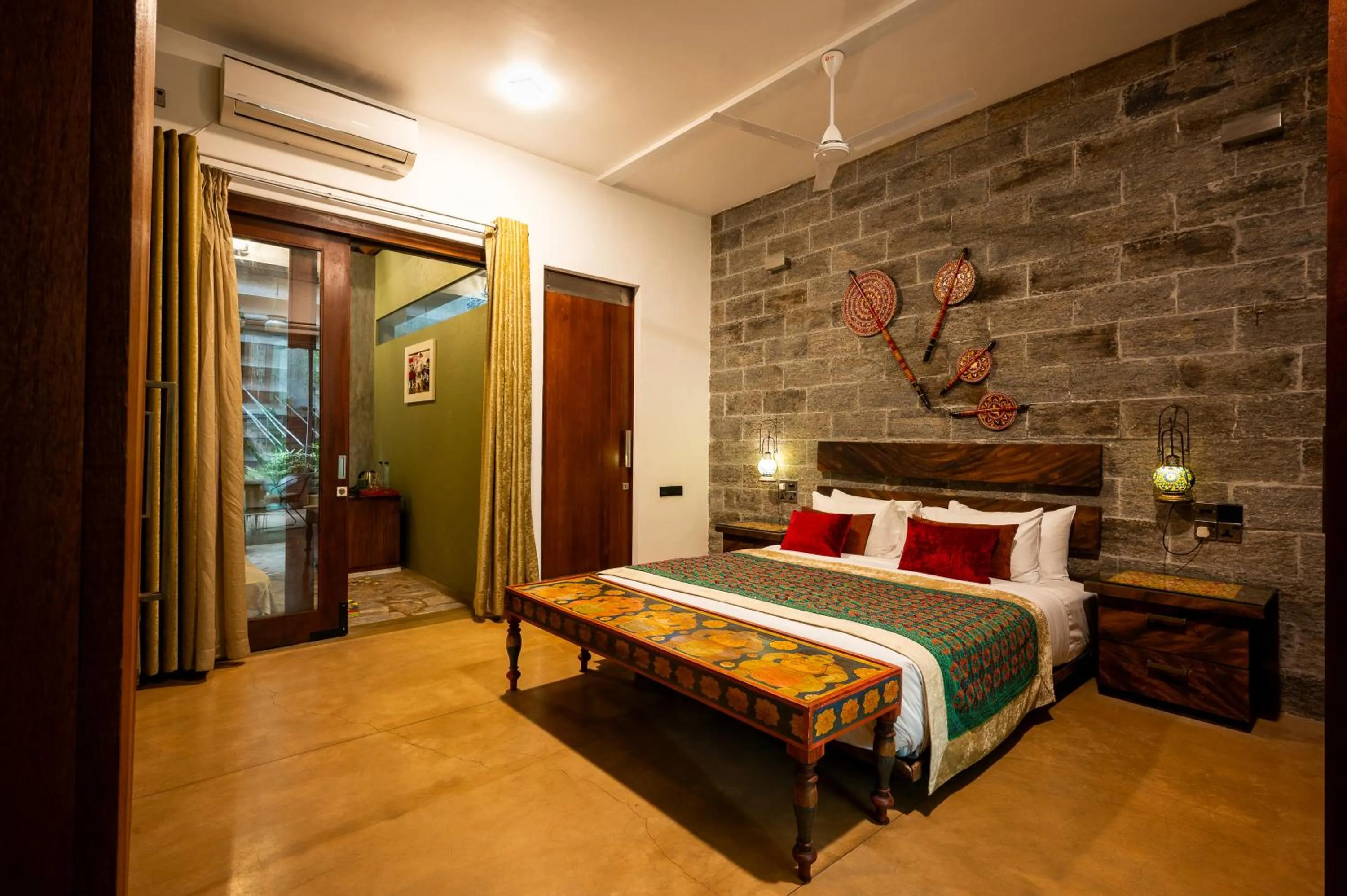 Bed in Aathma Colombo House