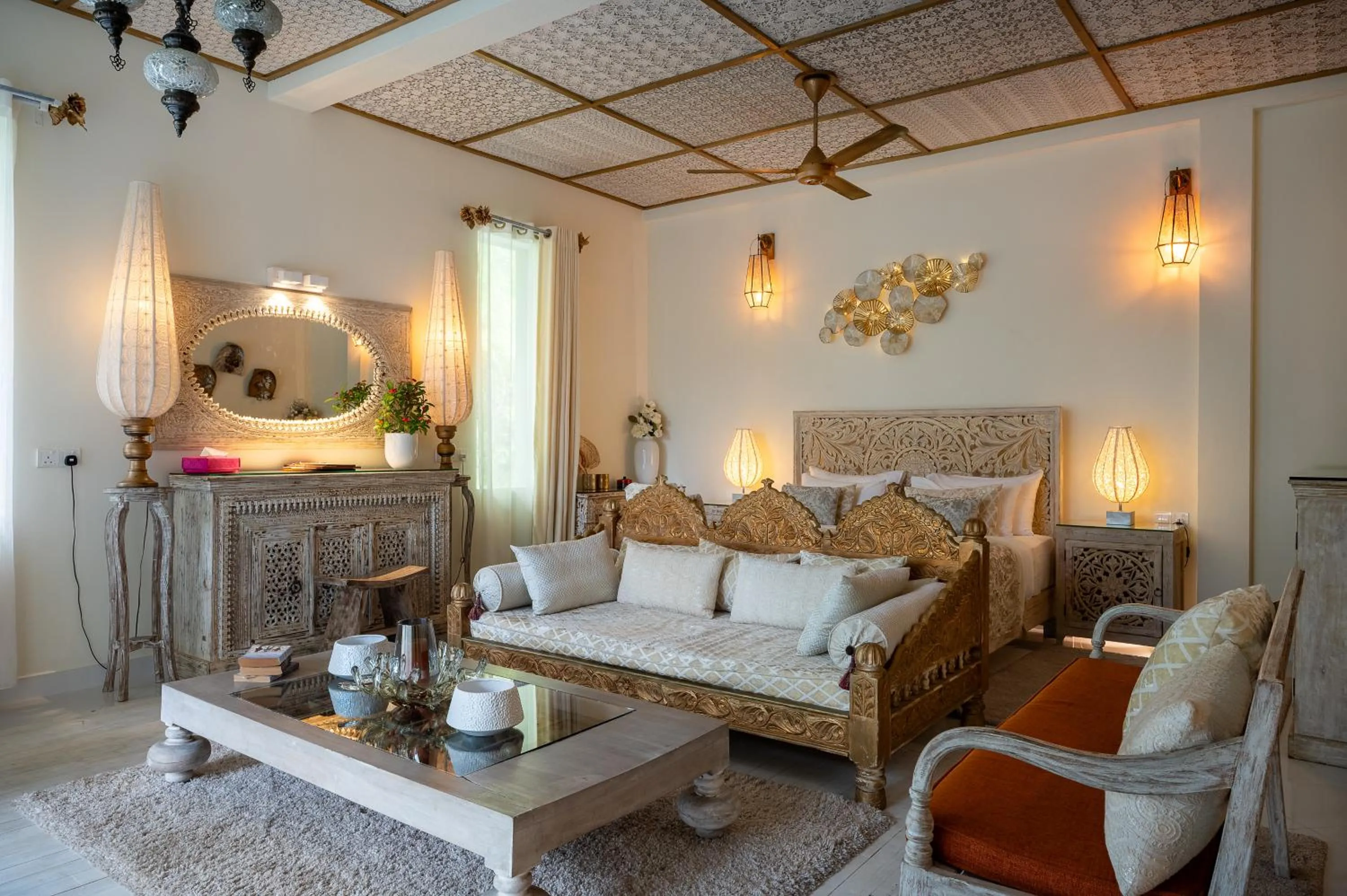 Bed in Aathma Colombo House