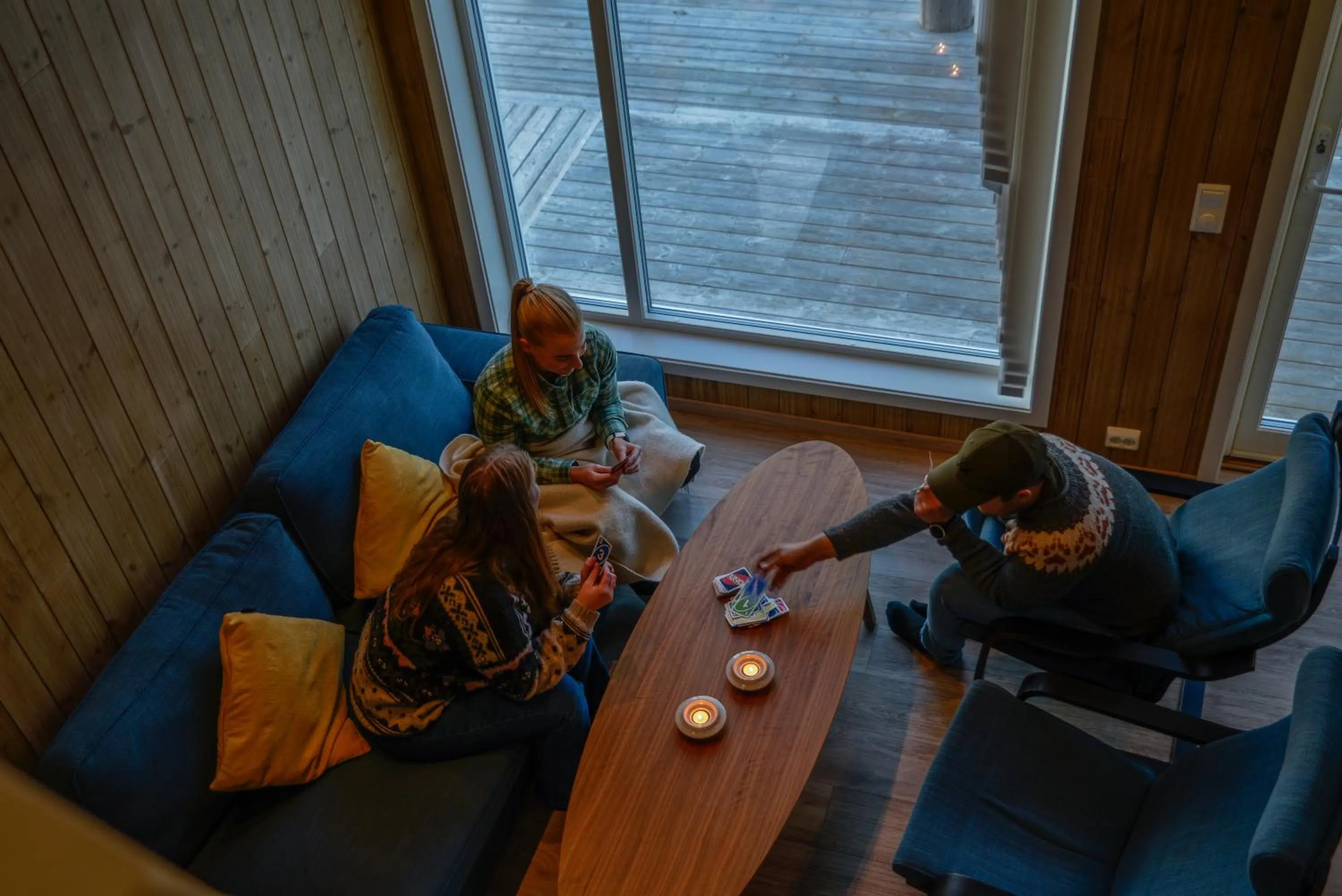 Living room in Norsk Havbrukssenter - Rorbuer