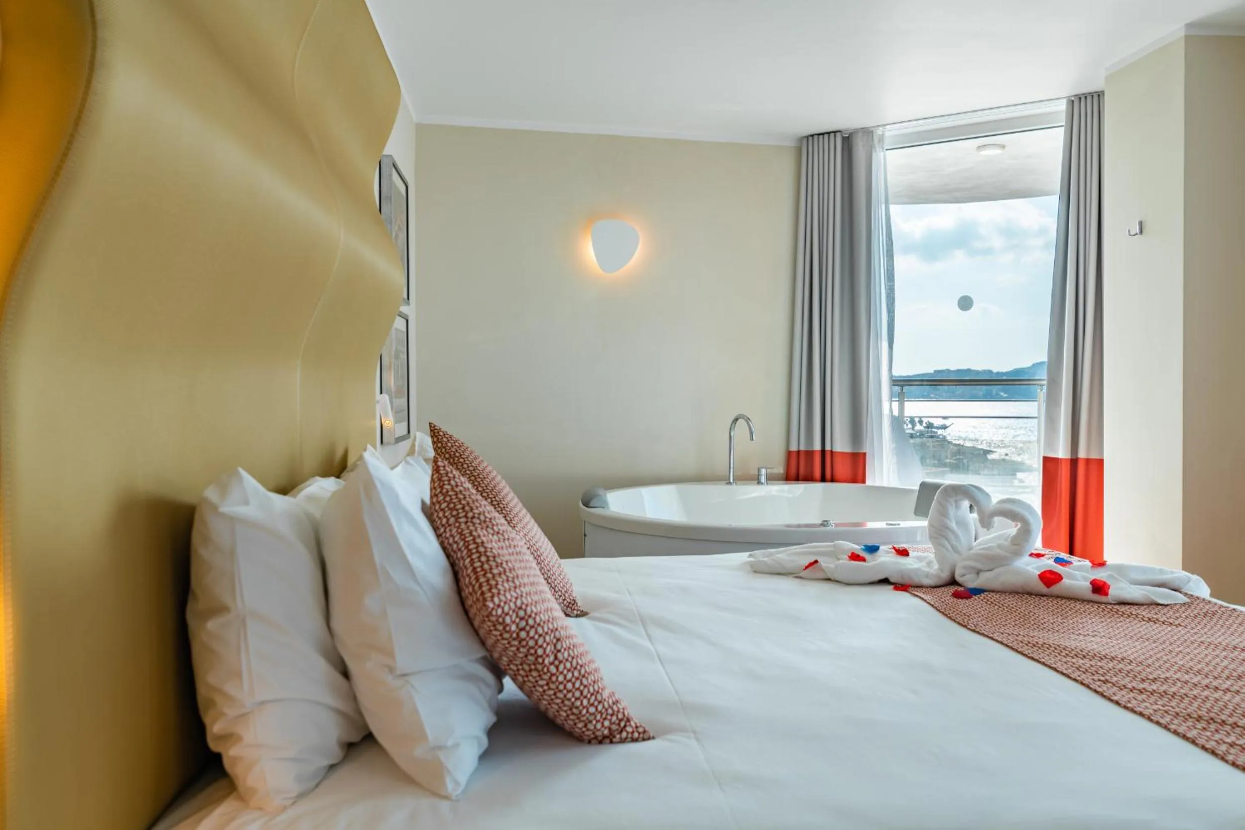 View (from property/room), Bed in Seaview Hotel - Adults Only 16 Plus