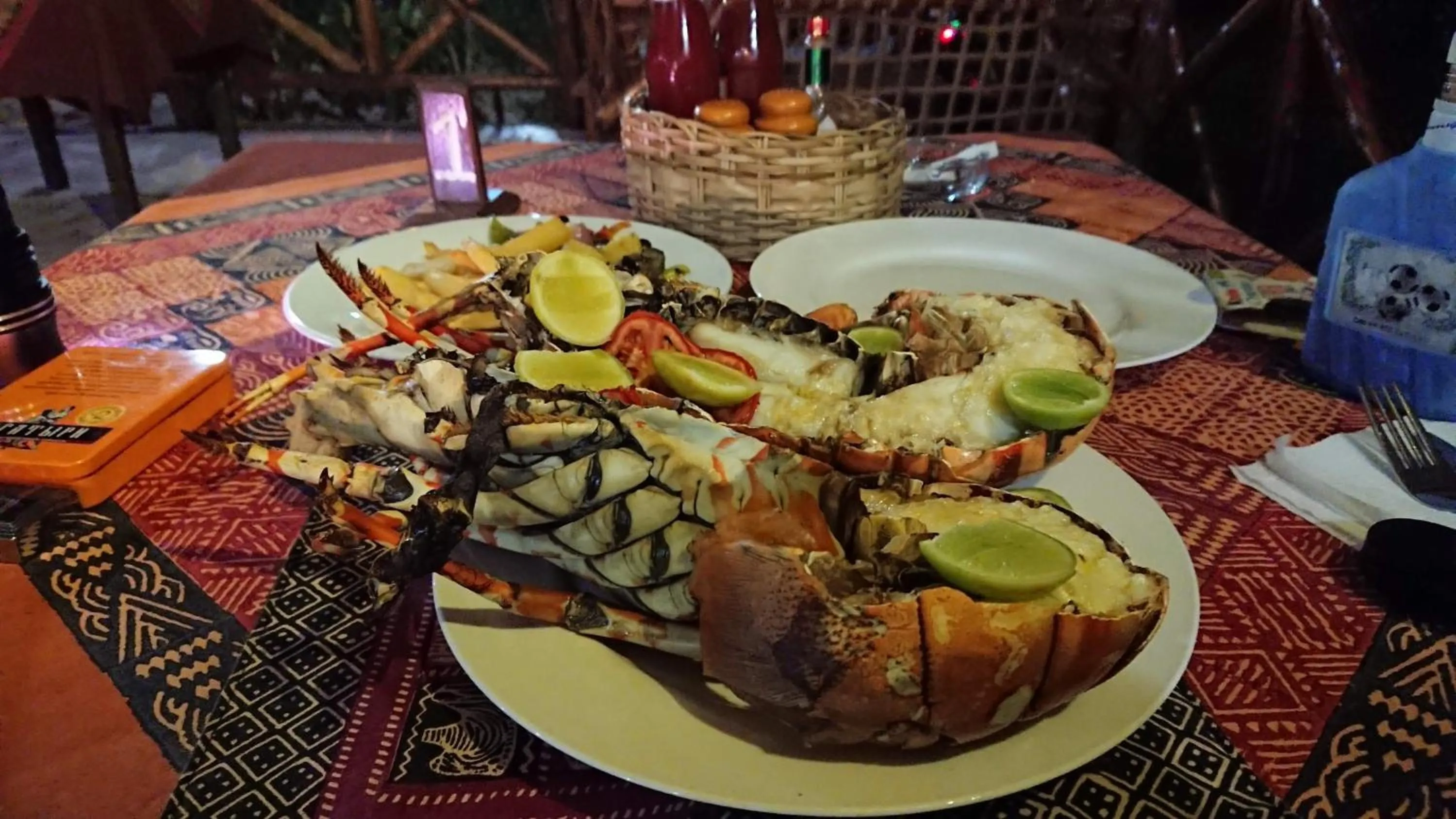 Dinner in Kivulini Lodge and Restaurant