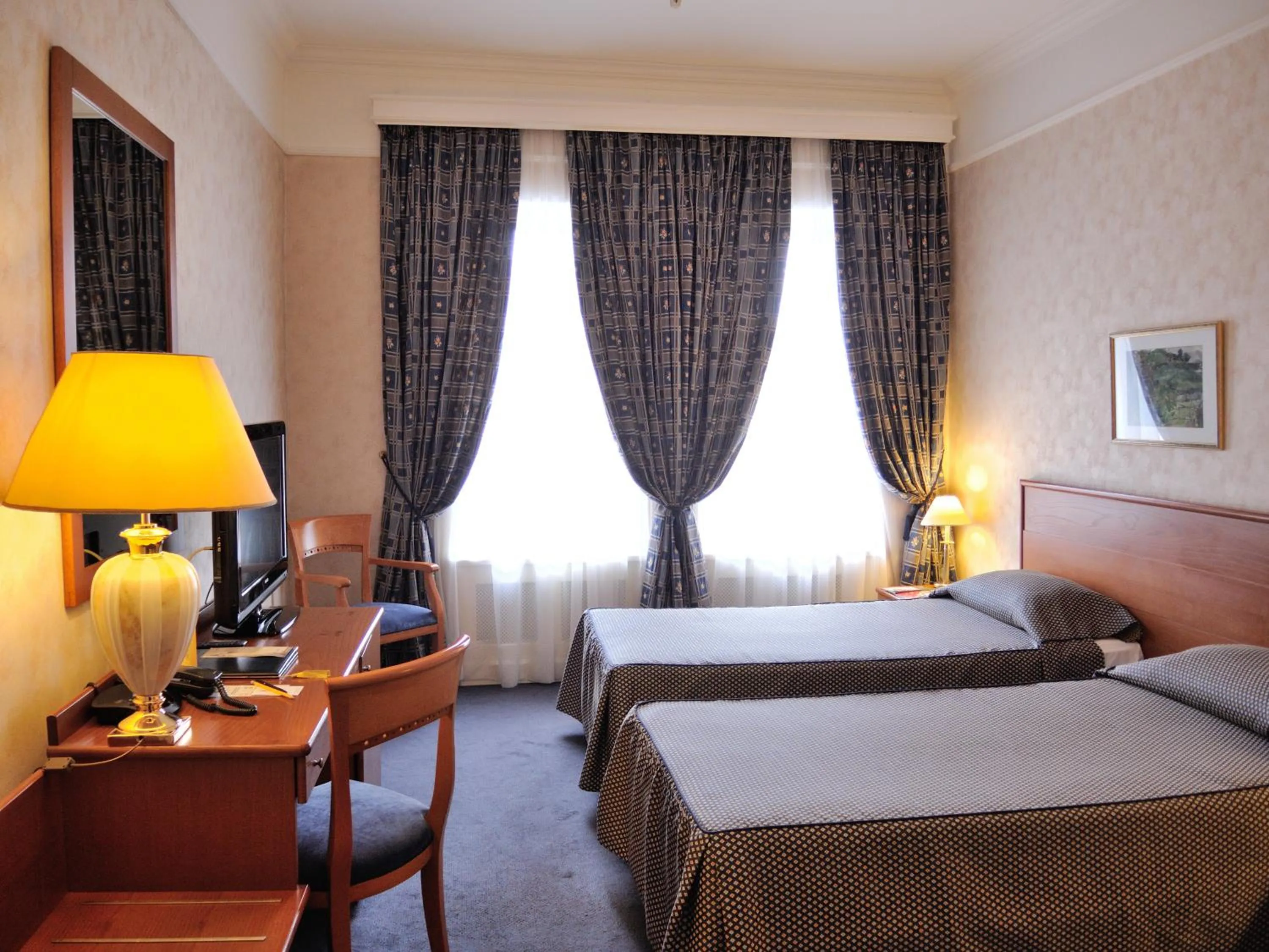 Bed in Grand Hotel Ukraine