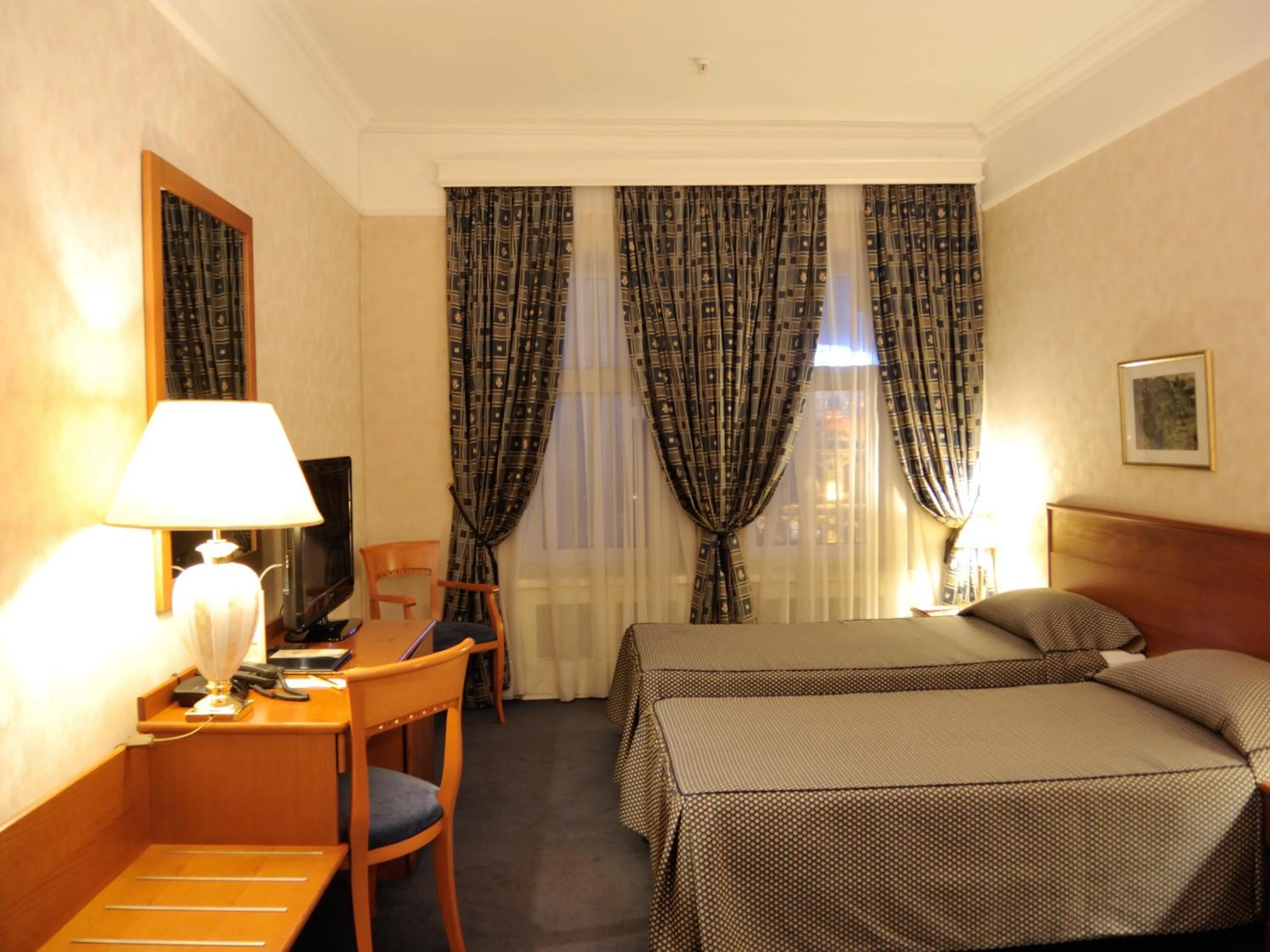 Bed in Grand Hotel Ukraine