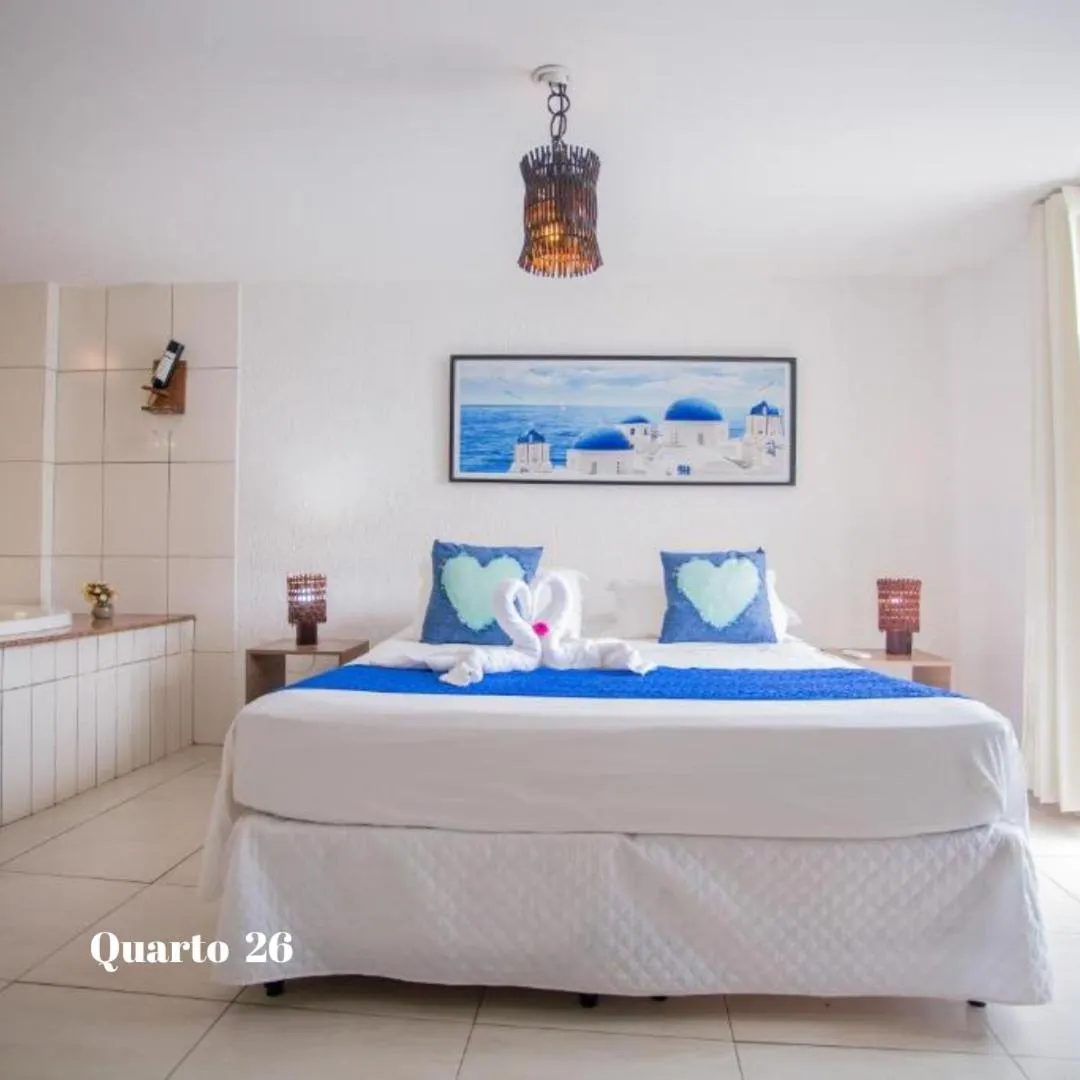 Bed in Pousada Mediterrânea