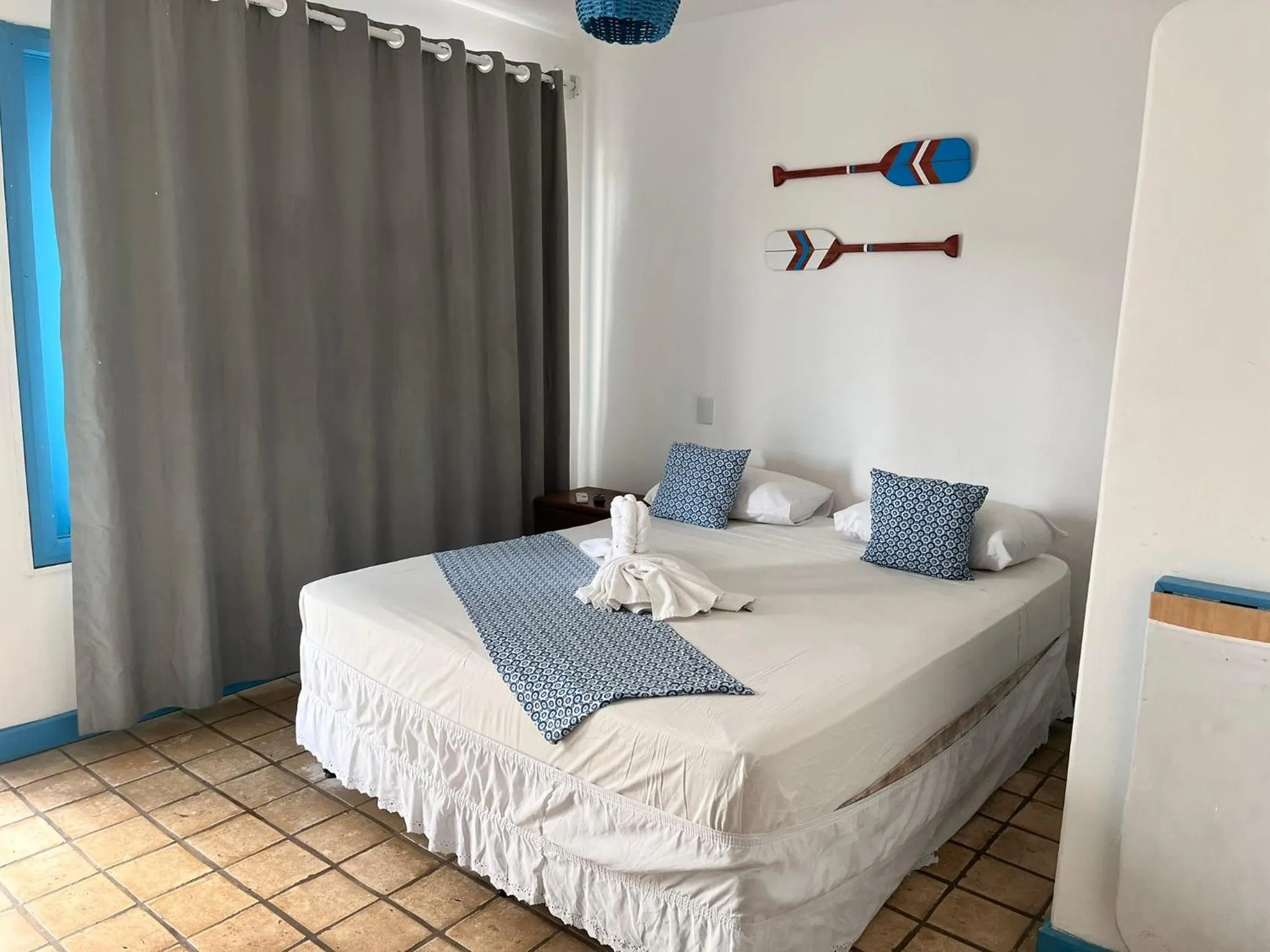 Bed in Pousada Mediterrânea