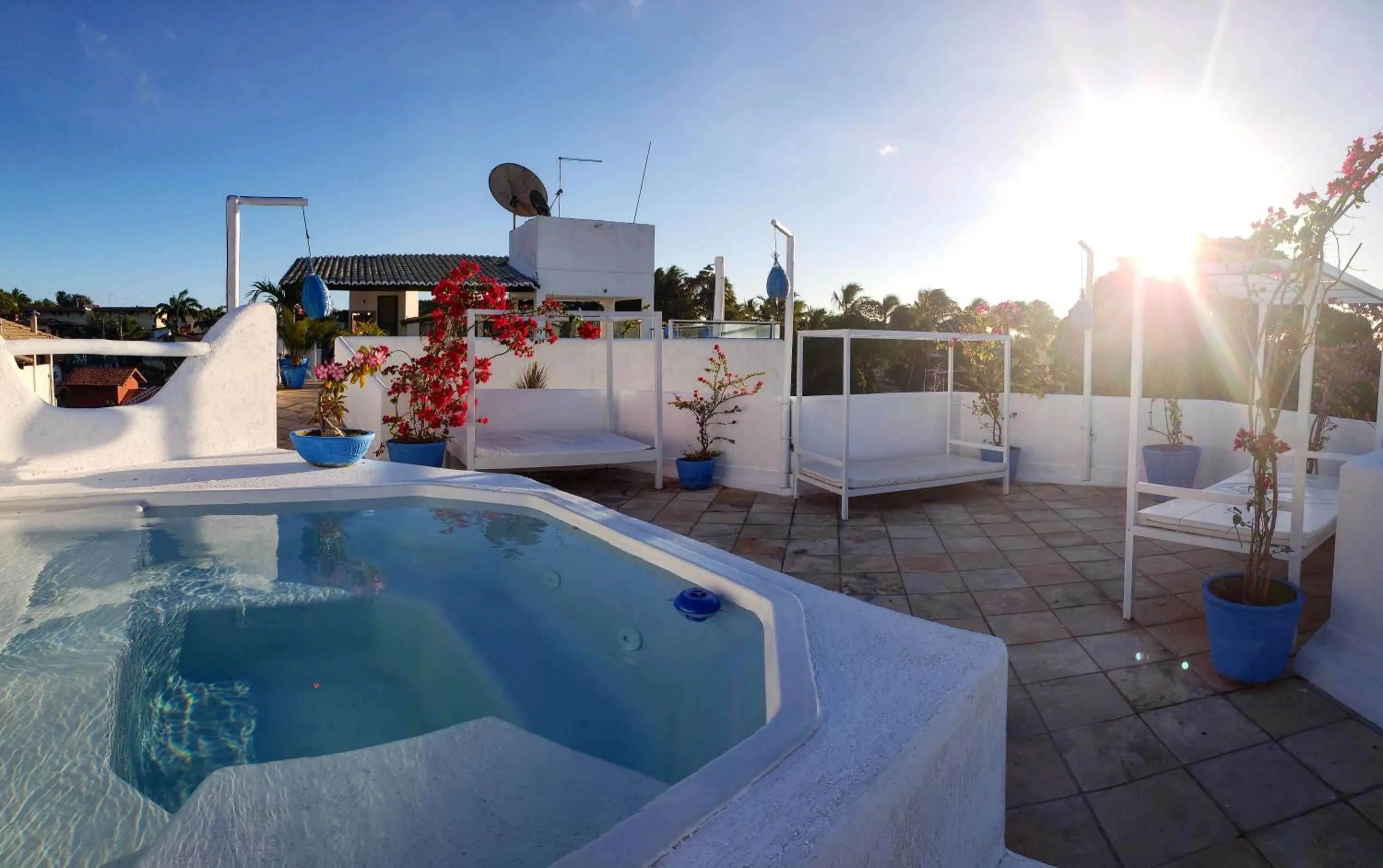 Patio in Pousada Mediterrânea