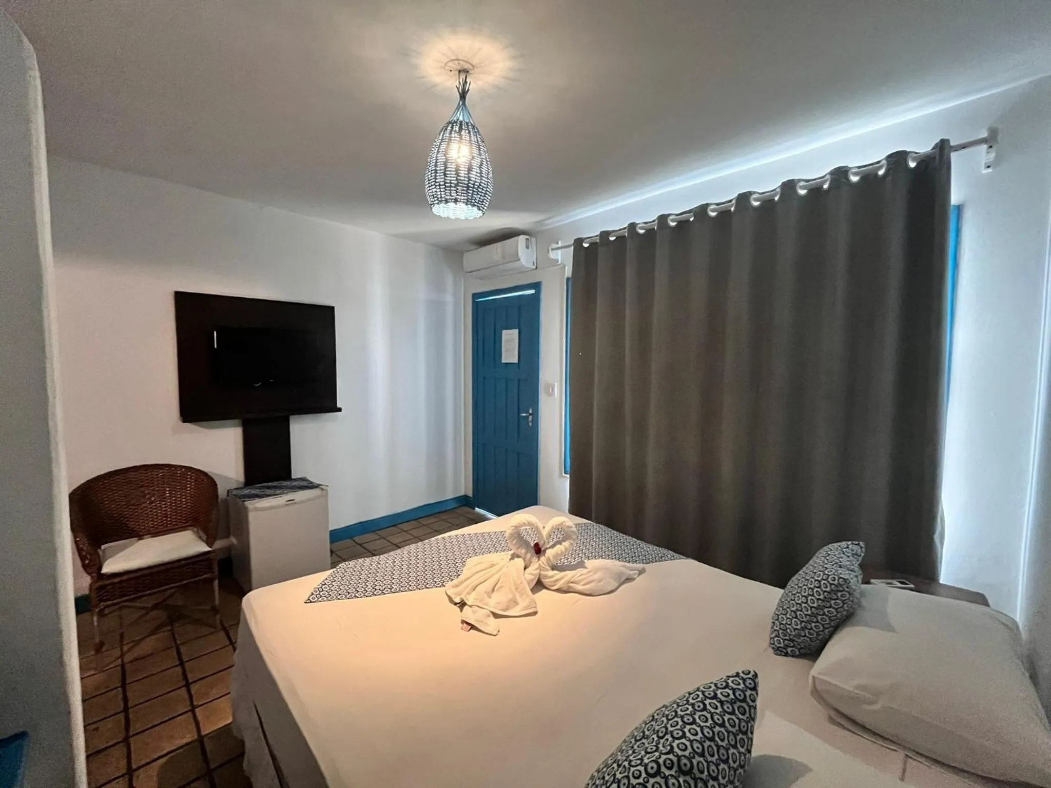 Bed in Pousada Mediterrânea