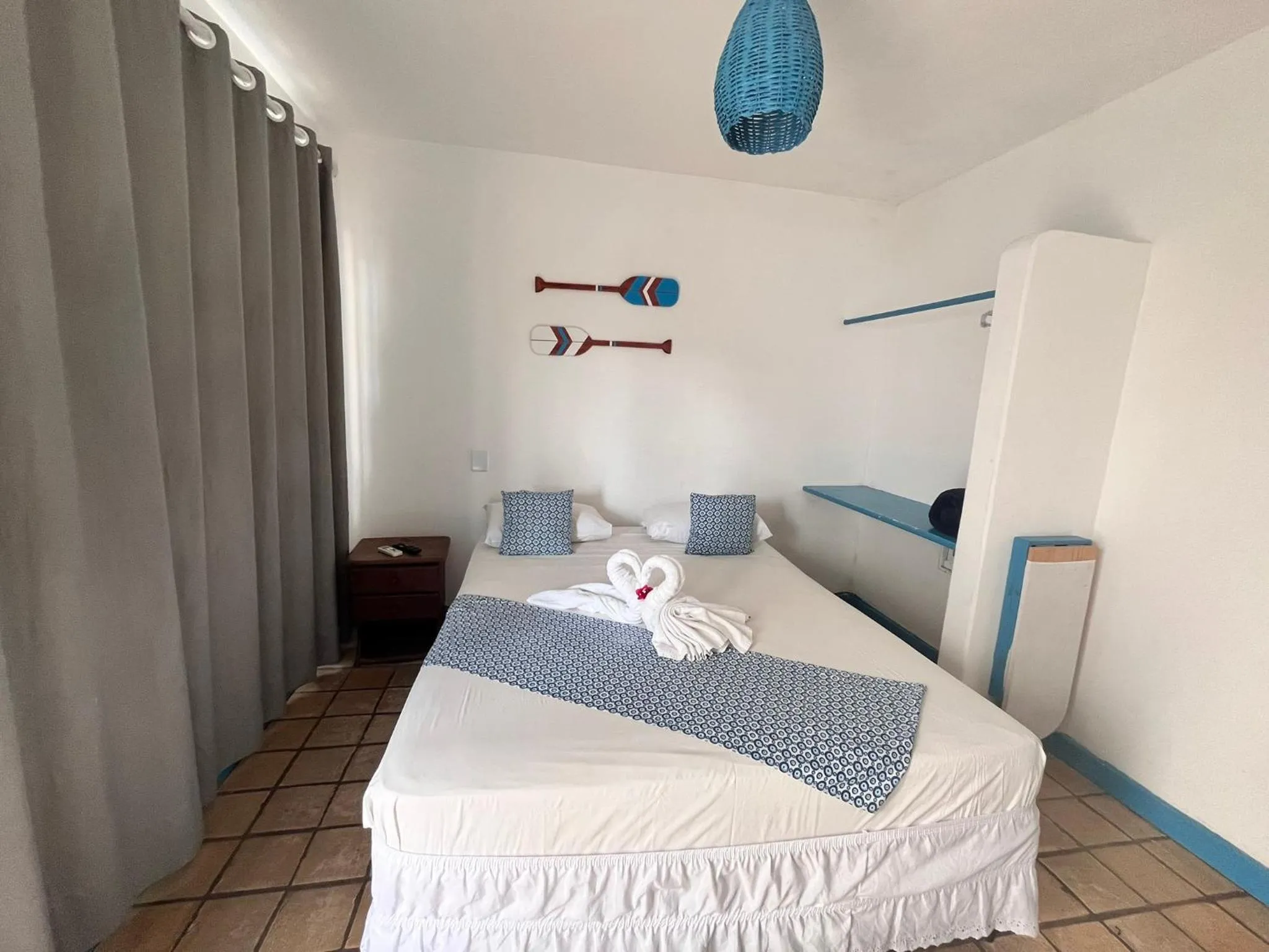 Bed in Pousada Mediterrânea