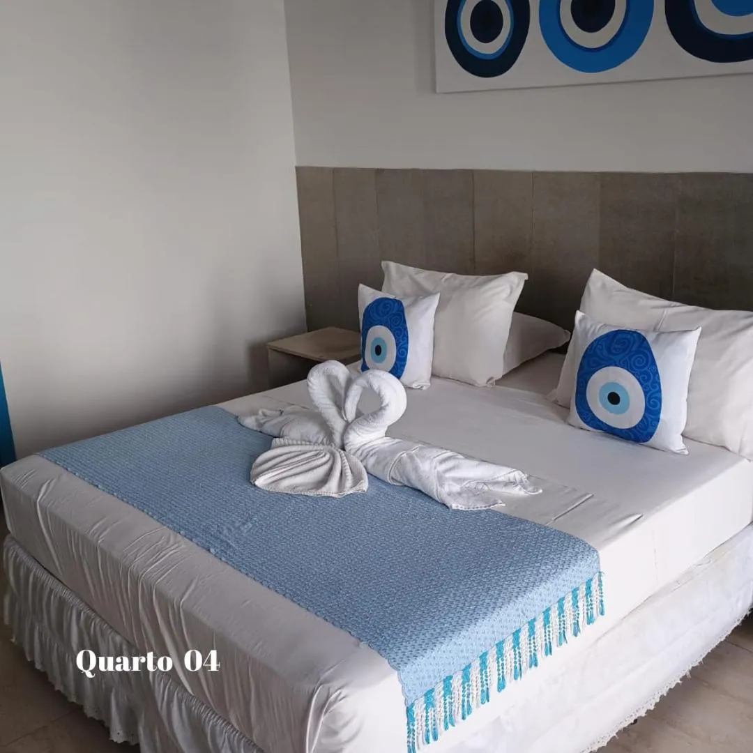 Bed in Pousada Mediterrânea