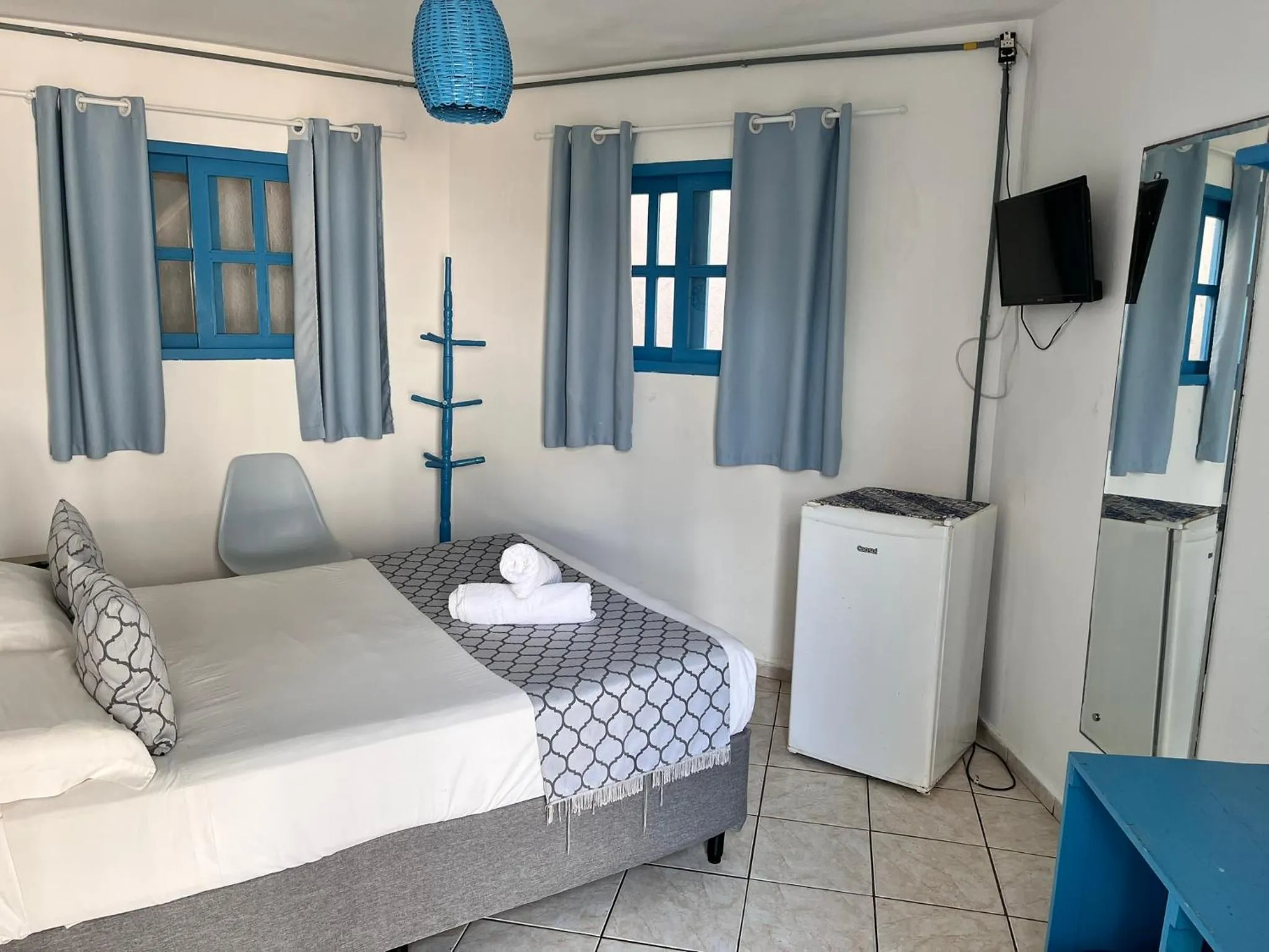 Bed in Pousada Mediterrânea