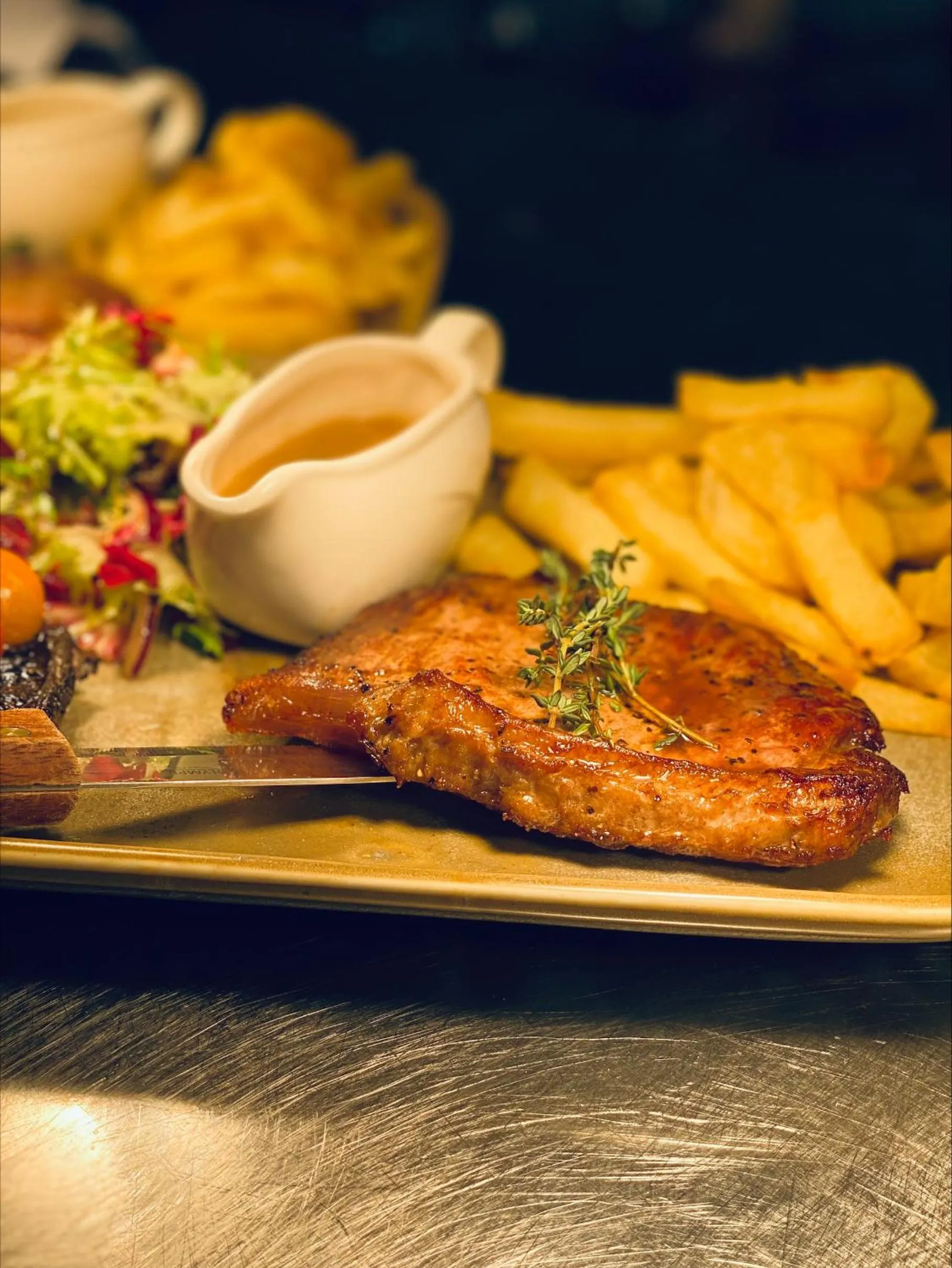 Food close-up in The Tontine Hotel