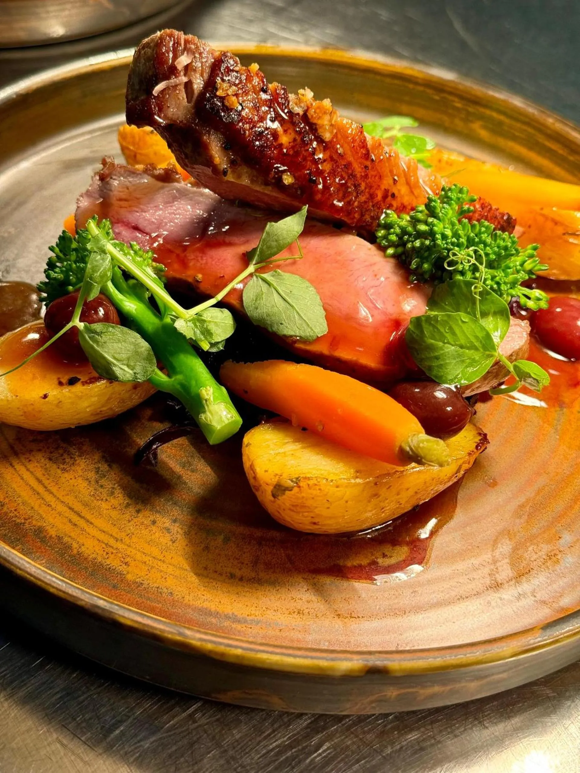 Food close-up in The Tontine Hotel