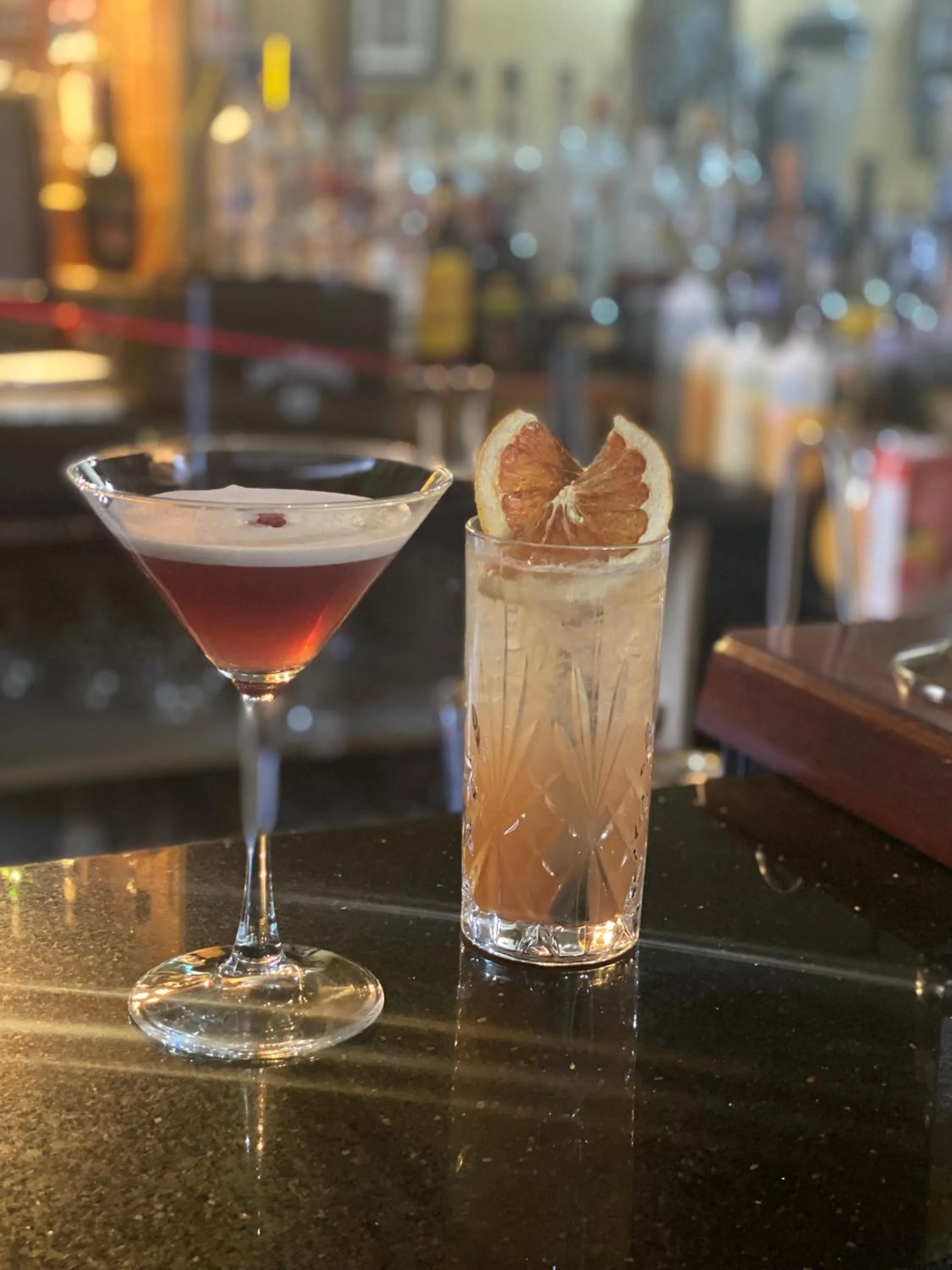 Drinks in The Tontine Hotel