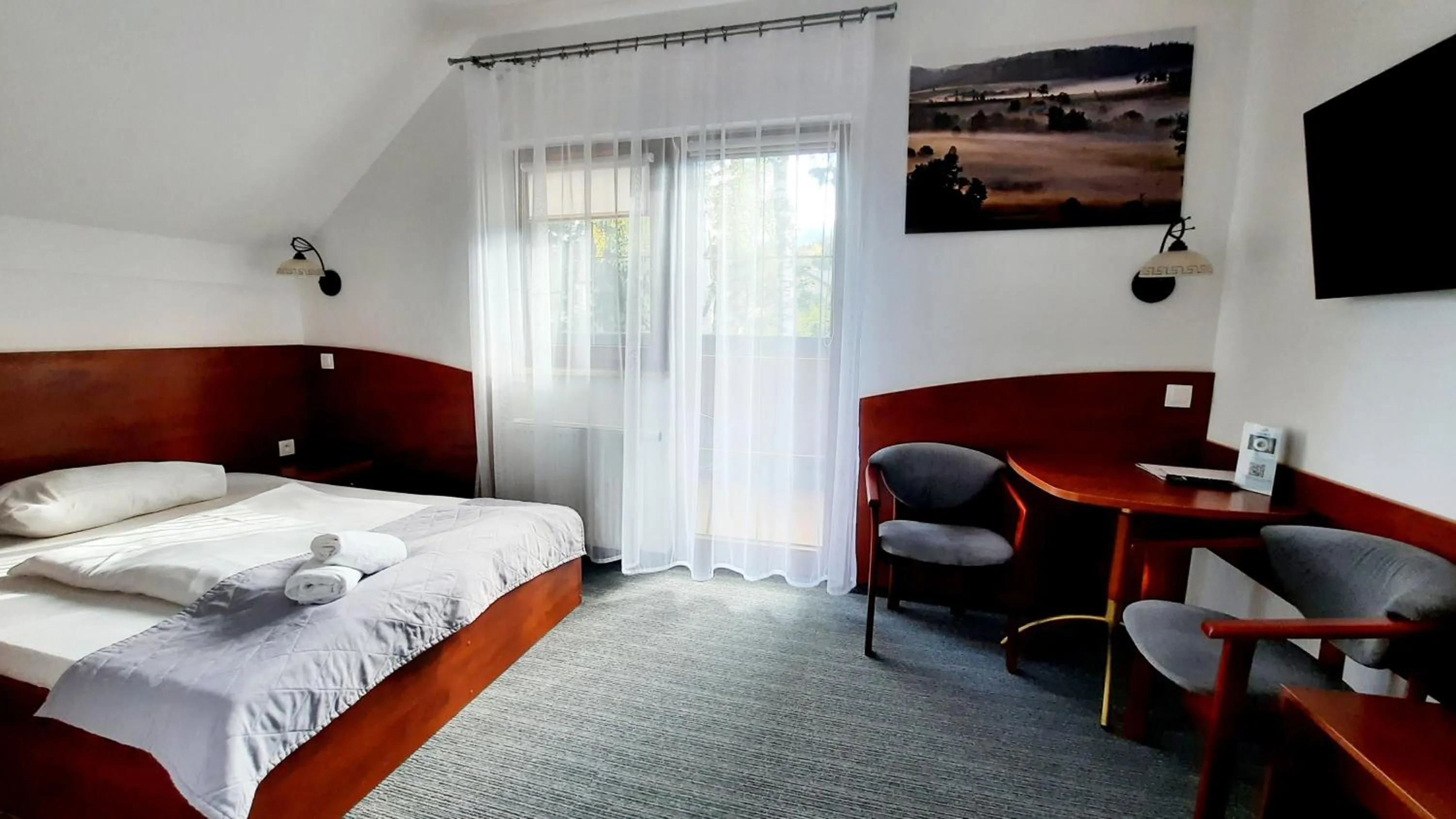 Bed in Malachit Karpacz SPA Hotel