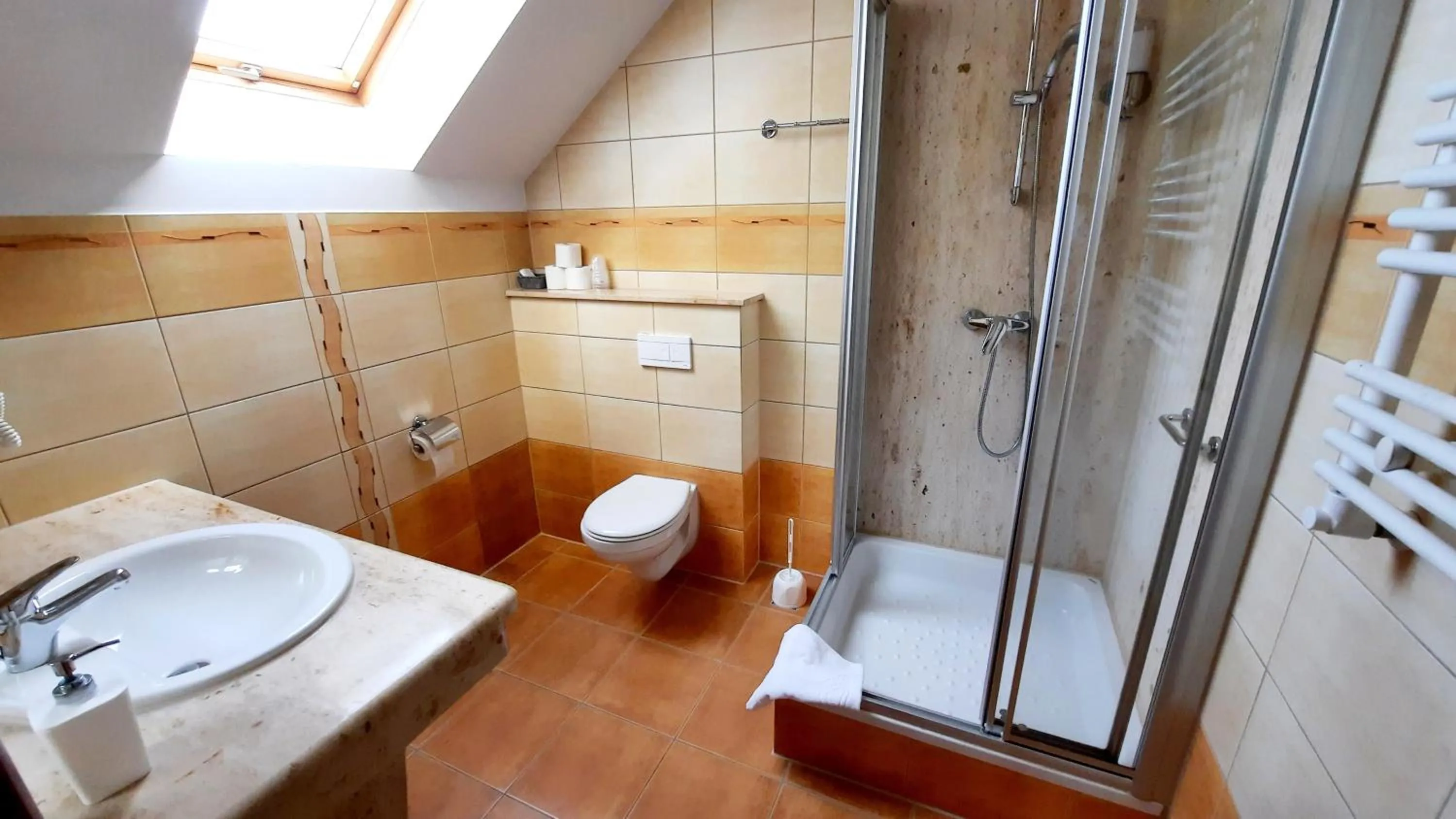 Shower in Malachit Karpacz SPA Hotel