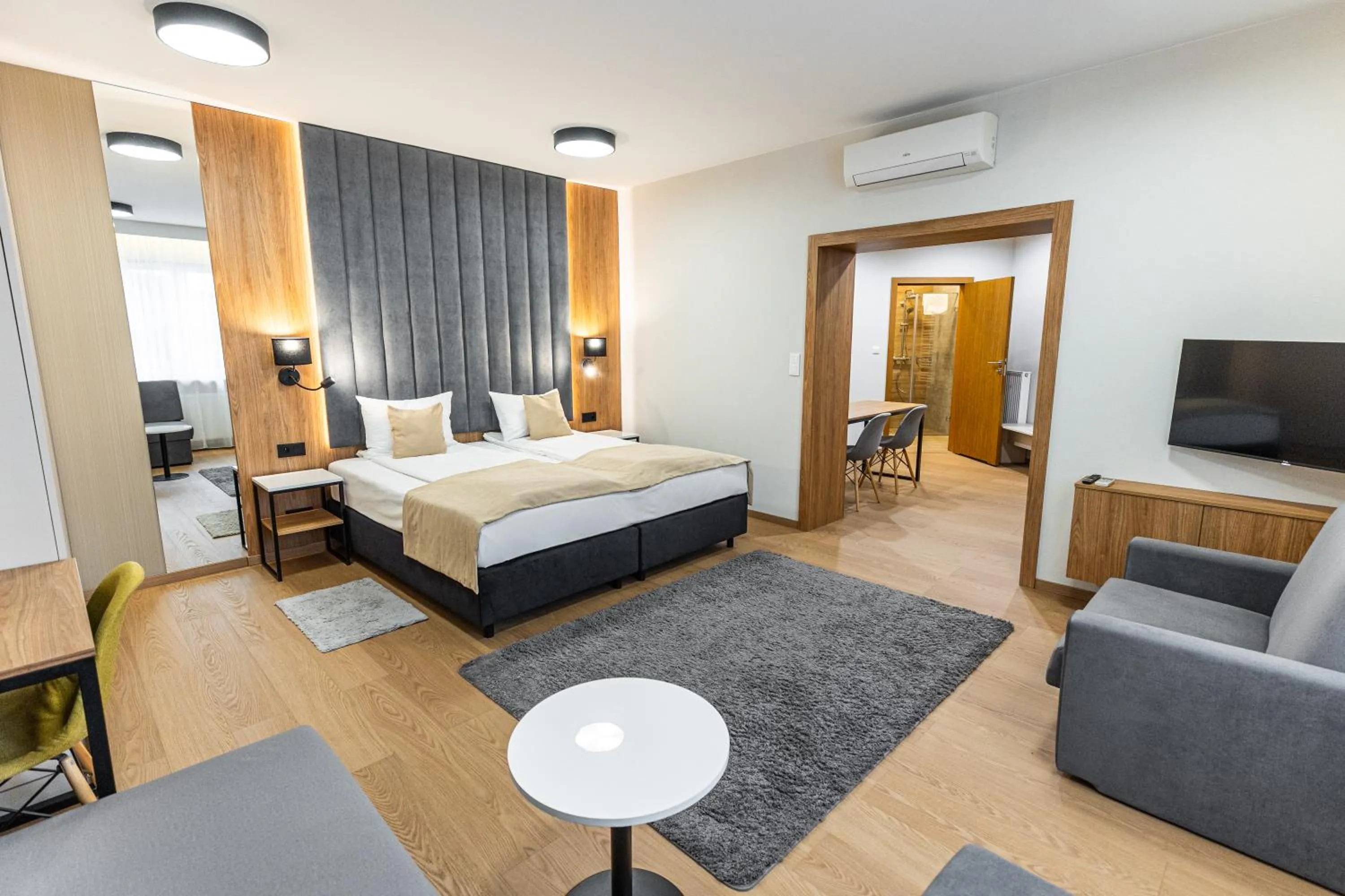 Bed in K4 APARTHOTEL KRAKÓW