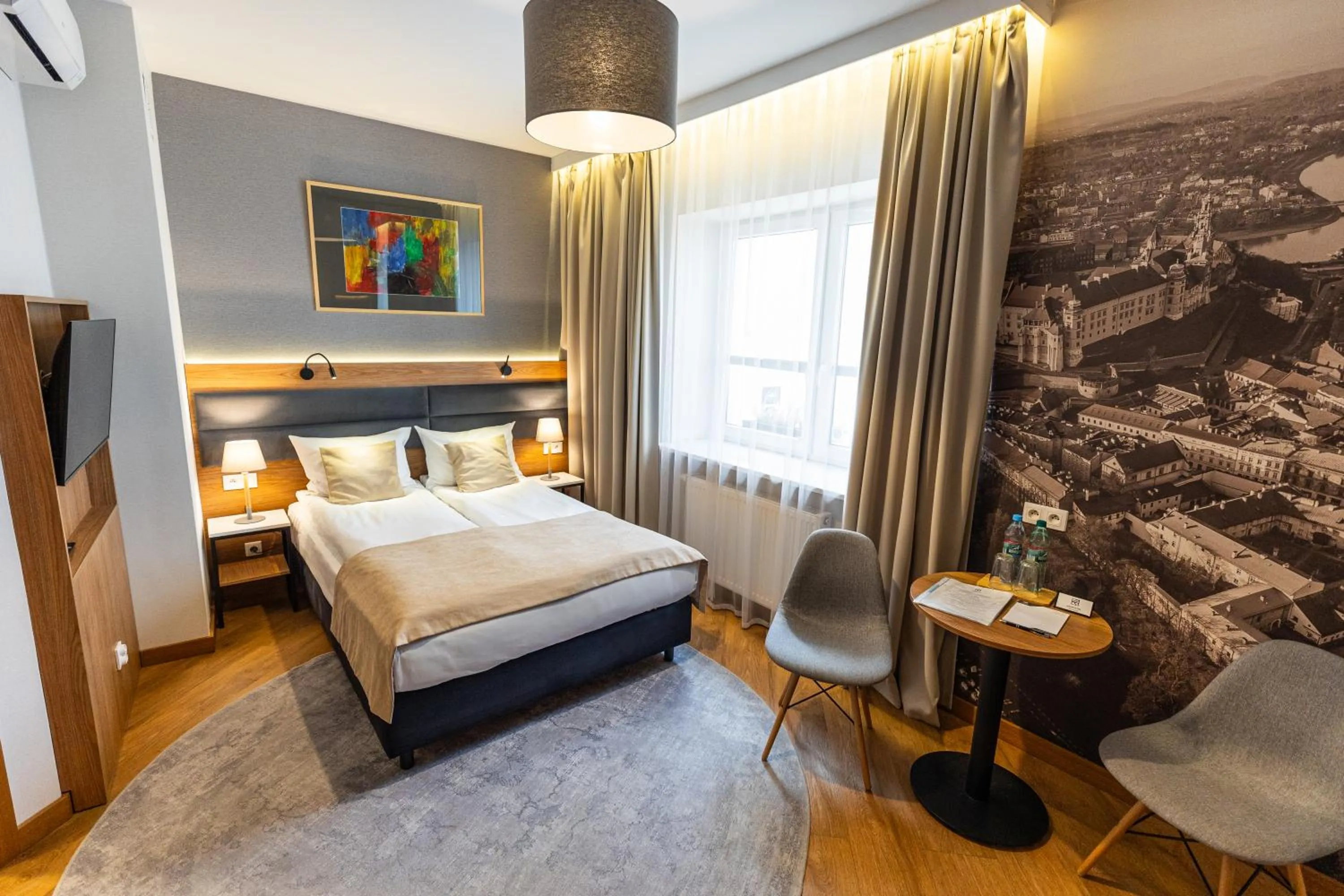 Bed in K4 APARTHOTEL KRAKÓW