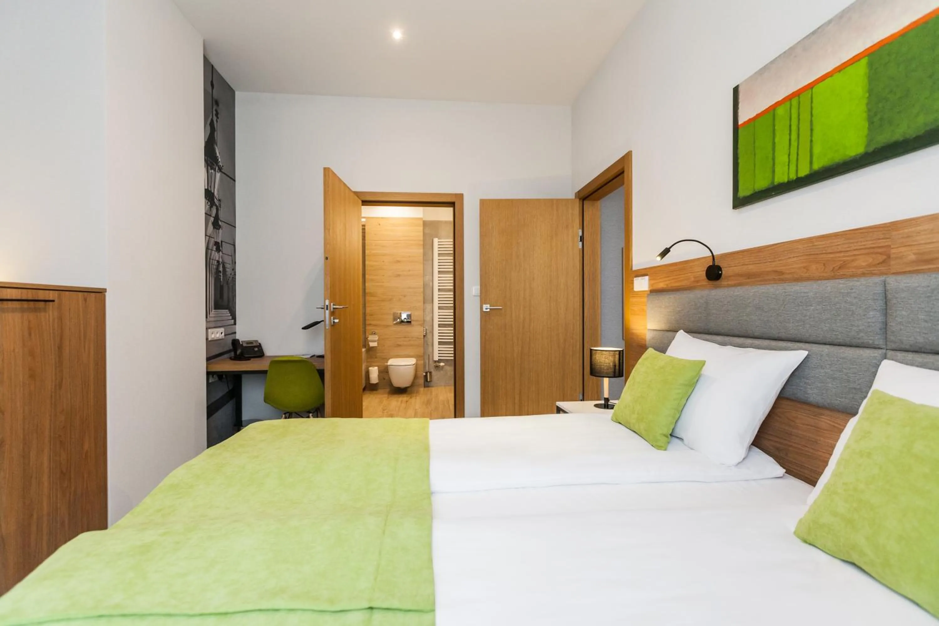 Bed in K4 APARTHOTEL KRAKÓW