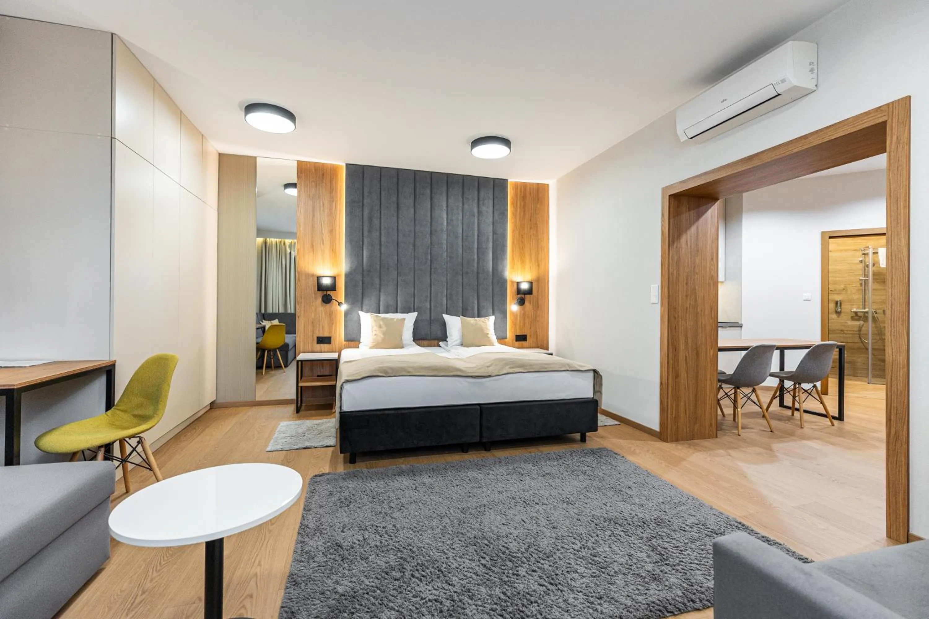 Bed in K4 APARTHOTEL KRAKÓW