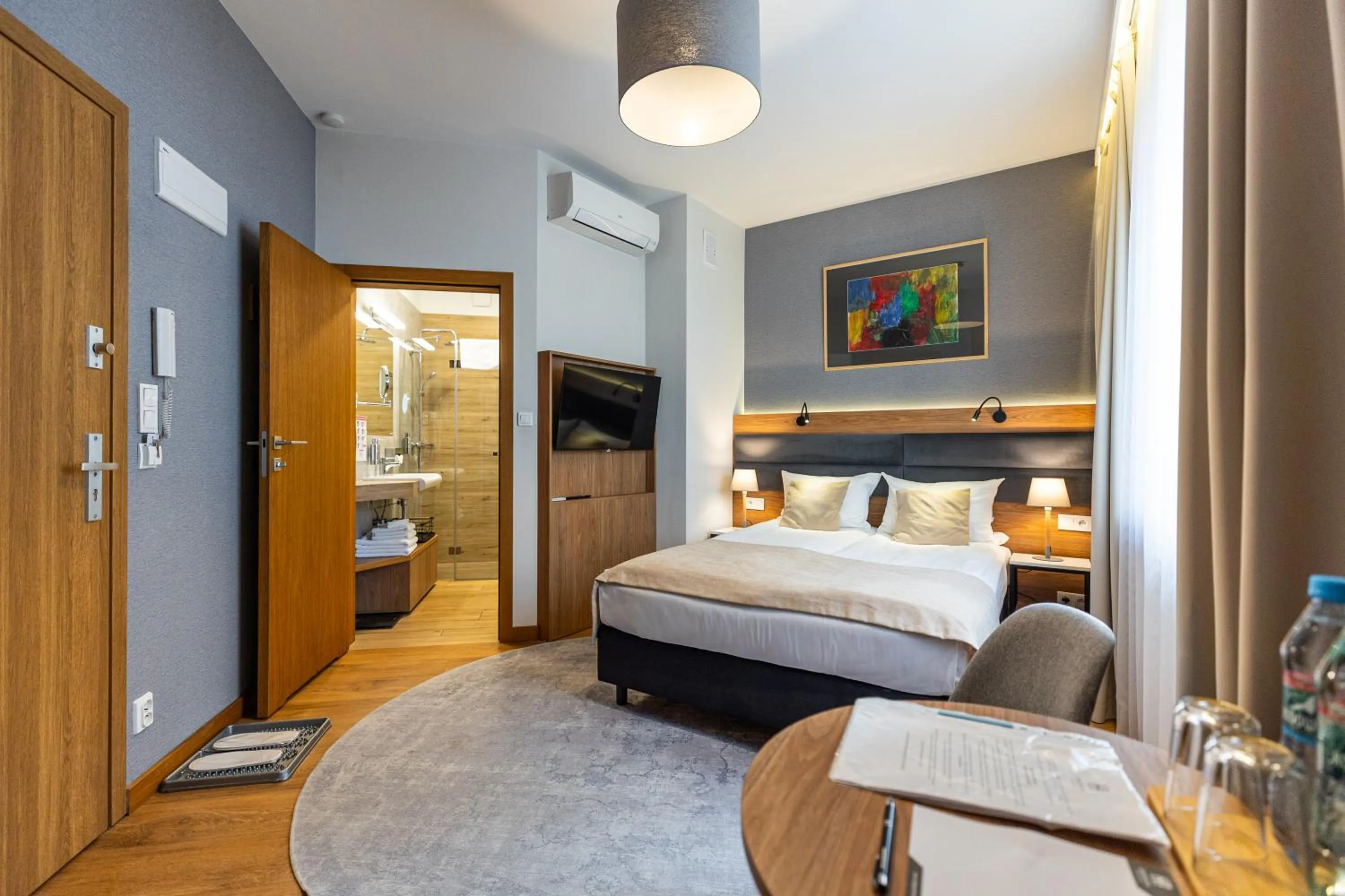 Bed in K4 APARTHOTEL KRAKÓW