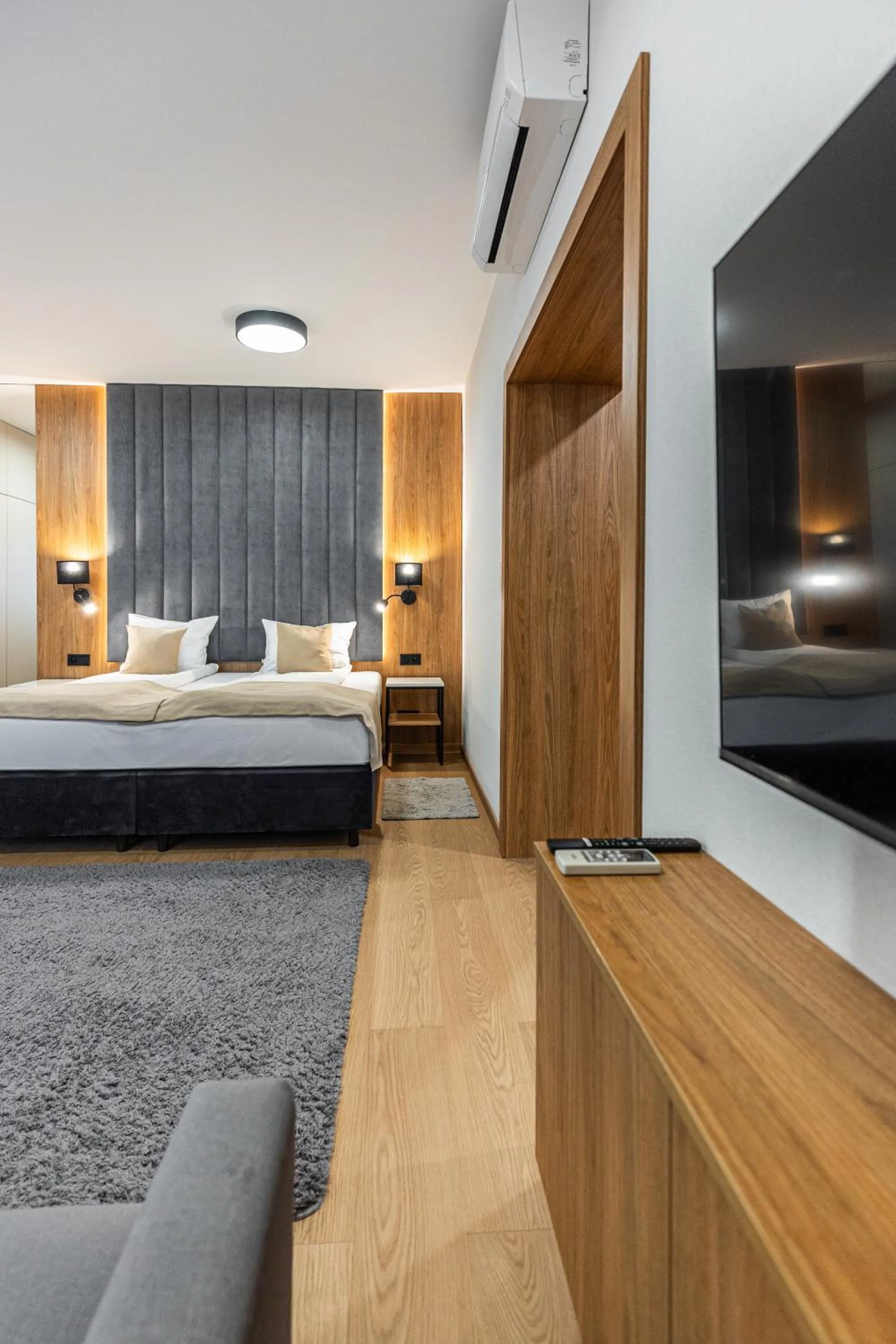 Bed in K4 APARTHOTEL KRAKÓW