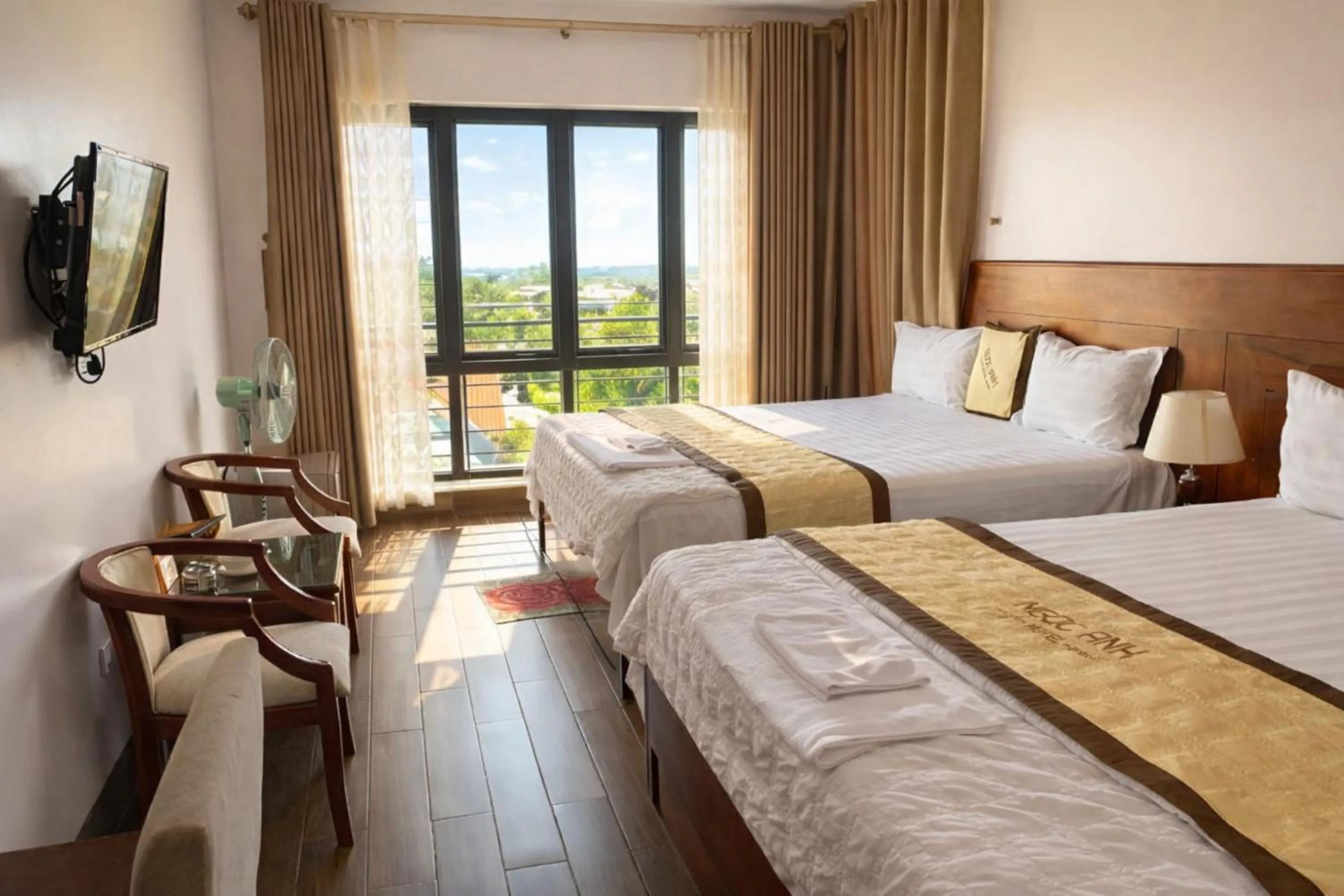 Bed in Hotel Ngoc Anh - Van Don