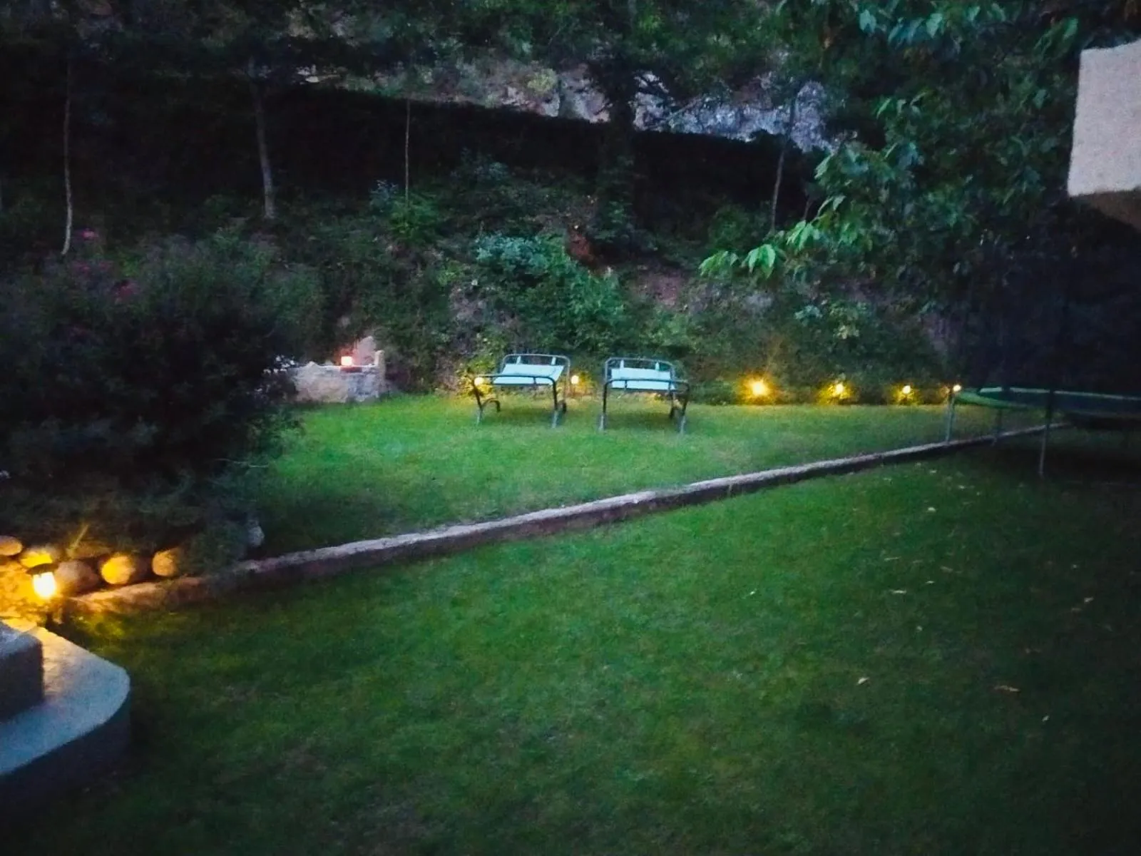 Garden in Hôtel Le Moulin D'Olt