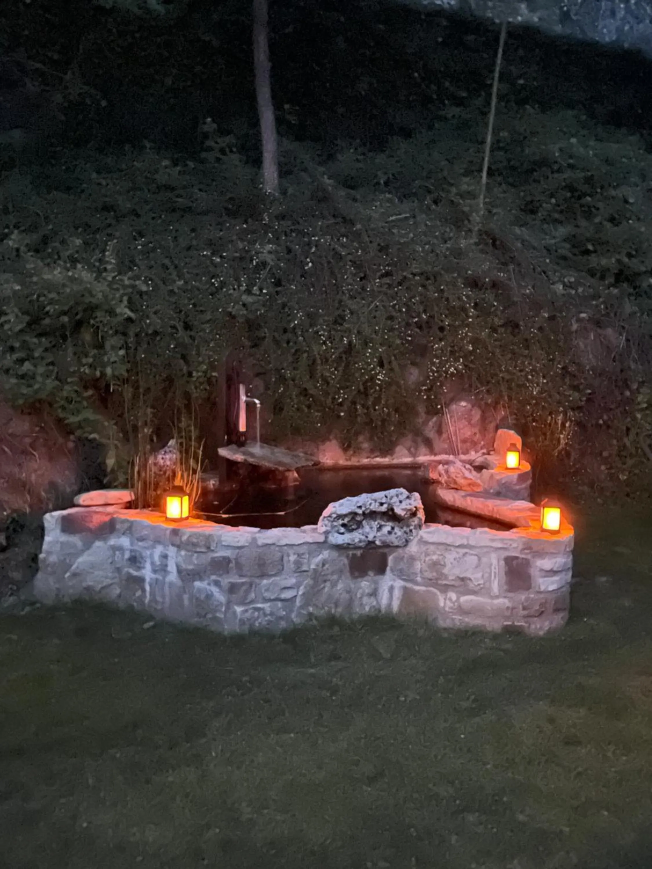 Garden in Hôtel Le Moulin D'Olt