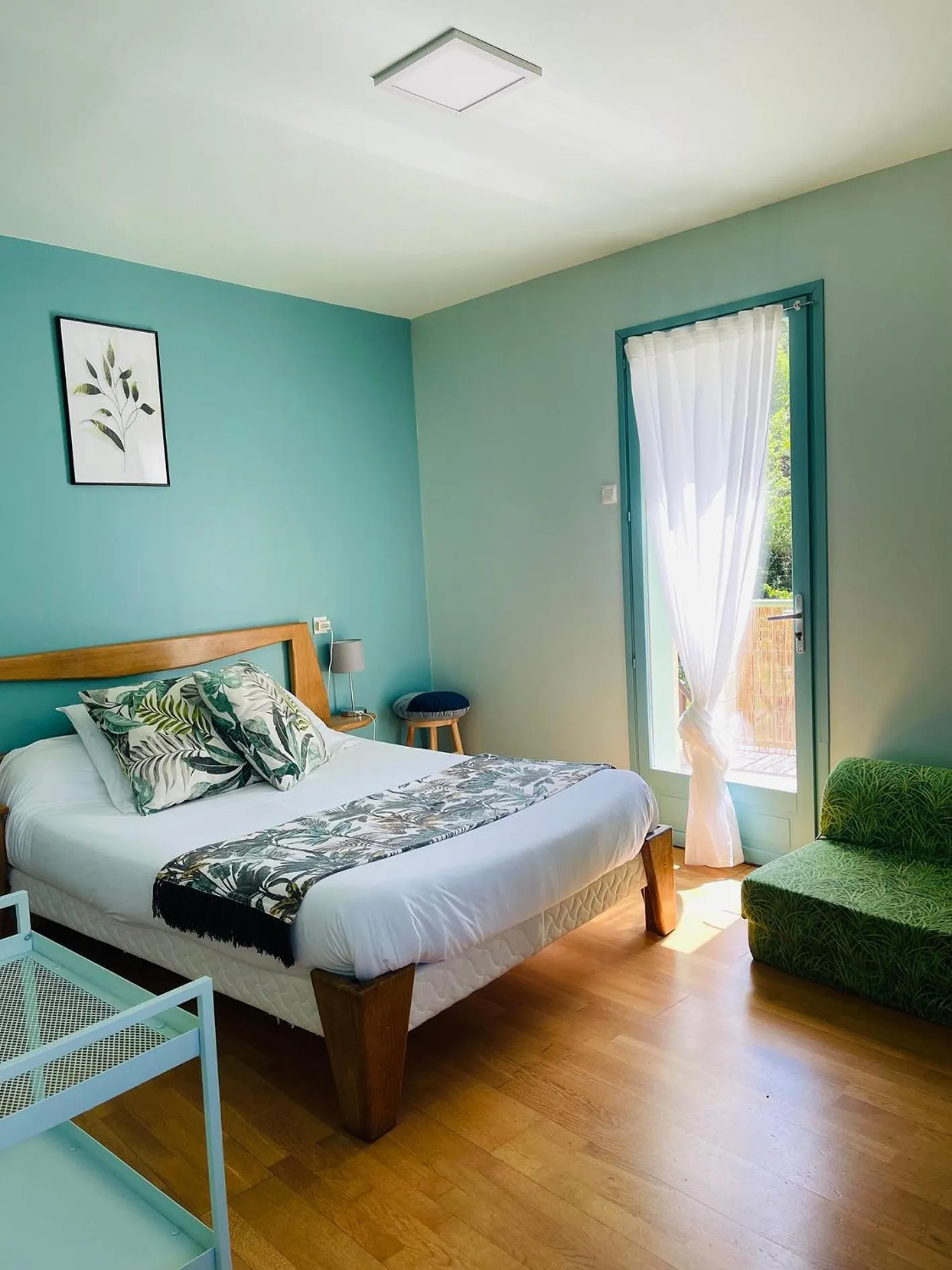 Bed in Hôtel Le Moulin D'Olt